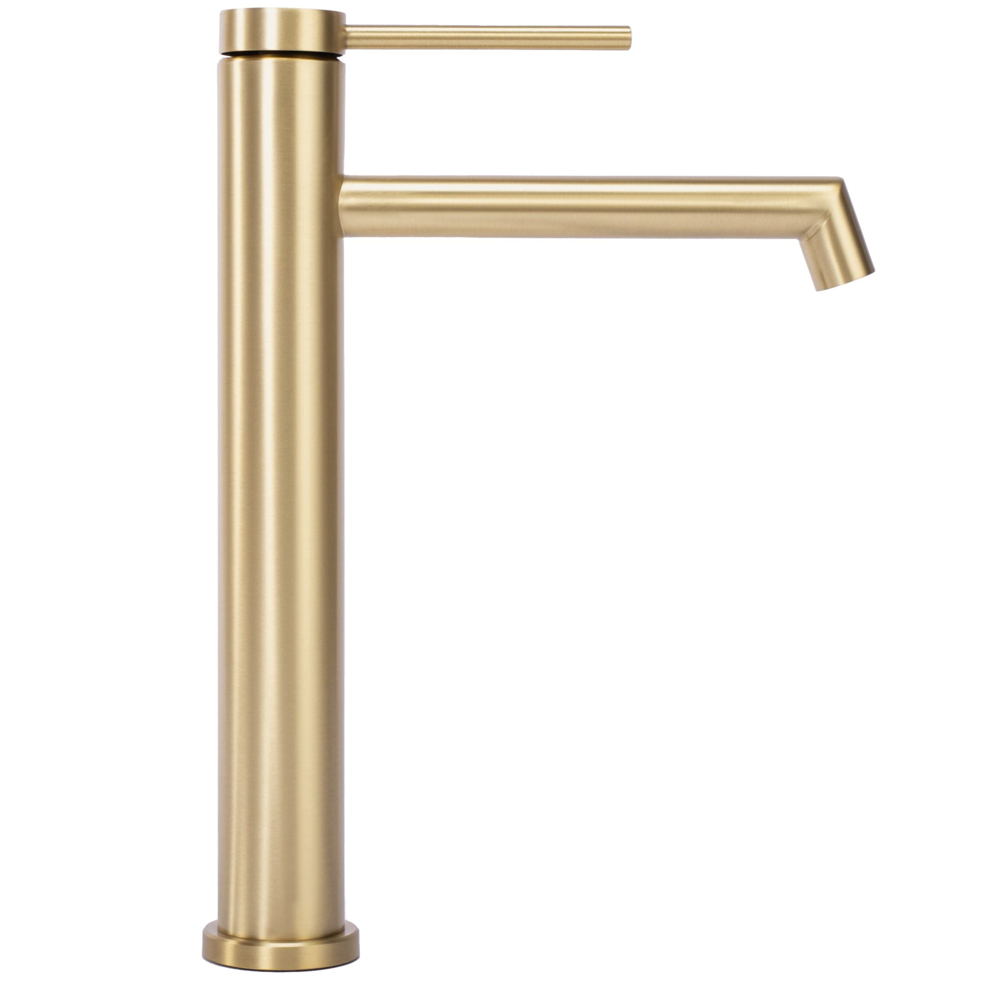 Wastafelkraan Rea Foss Gold Brush High