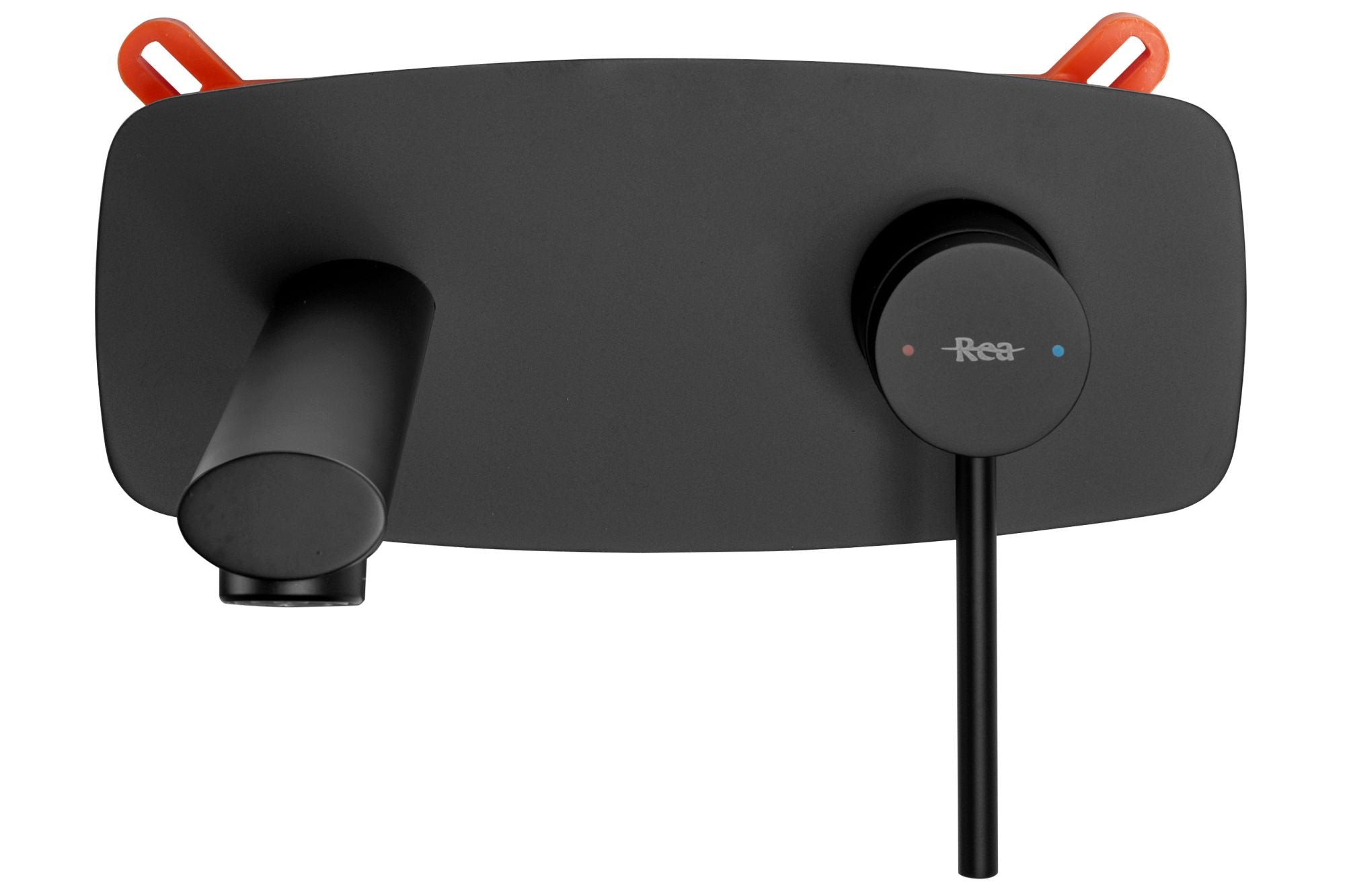 Inbouw wastafelkraan Rea Oval Black + BOX