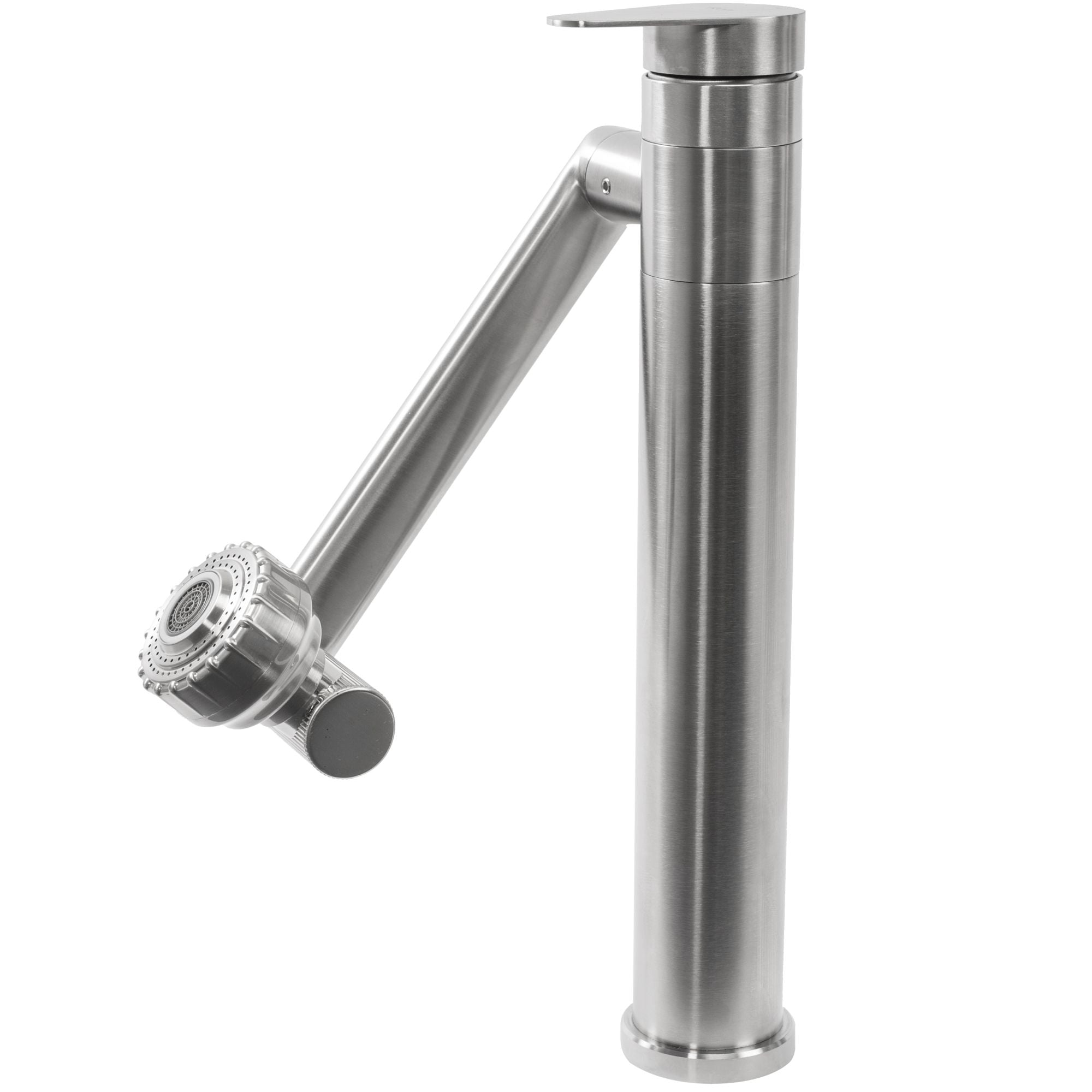 Wastafelkraan Rea Paco Brush Steel High
