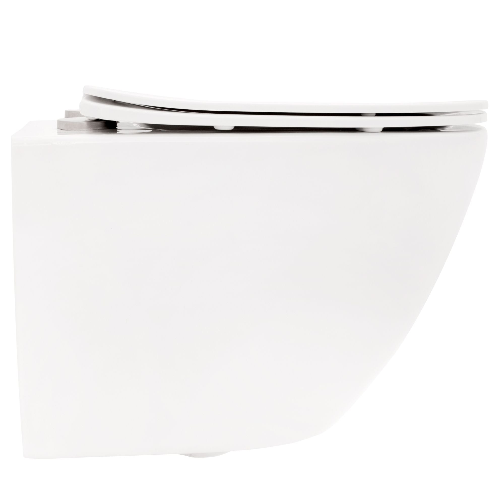 Hangend Toilet Rea Carlo Mini Flat Wit Softclose Quick Release Bril