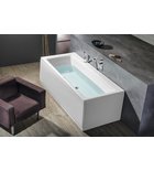 Polysan Kvadra Tweepersoons Rechthoekig Ligbad 170x80 cm Wit afbeelding 2