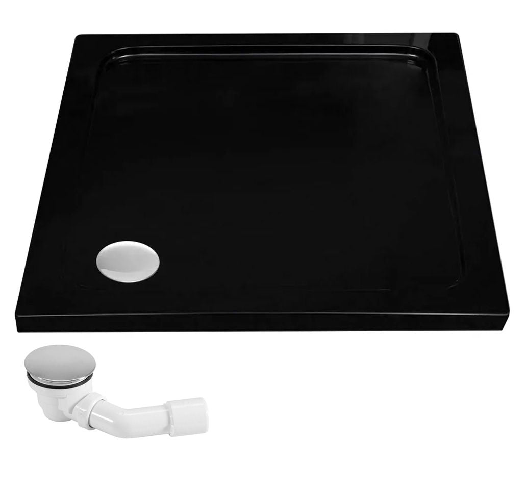 Douchebak Rea Savoy Zwart 80 x 80