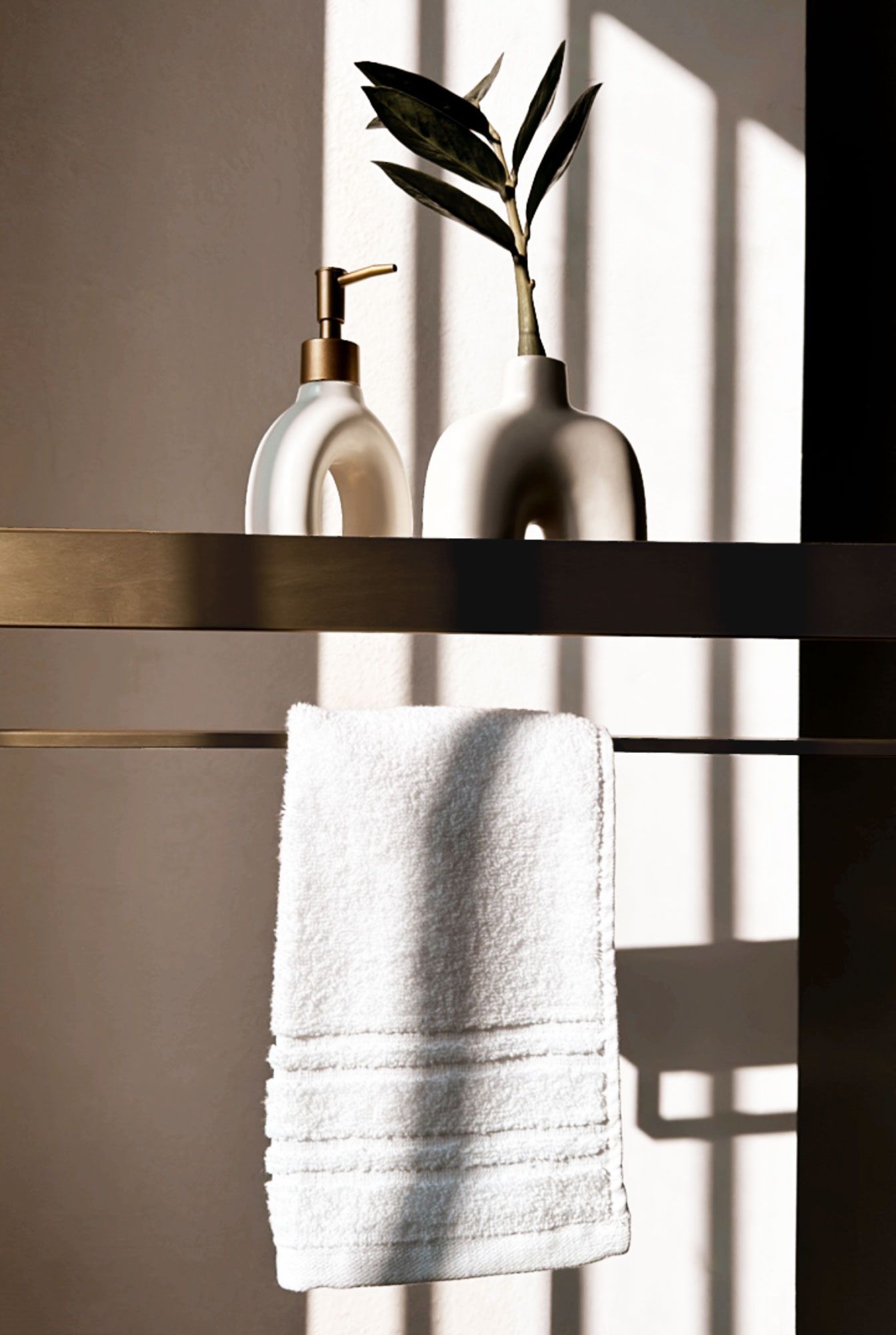Badkamerplank SF01 60cm gold brush