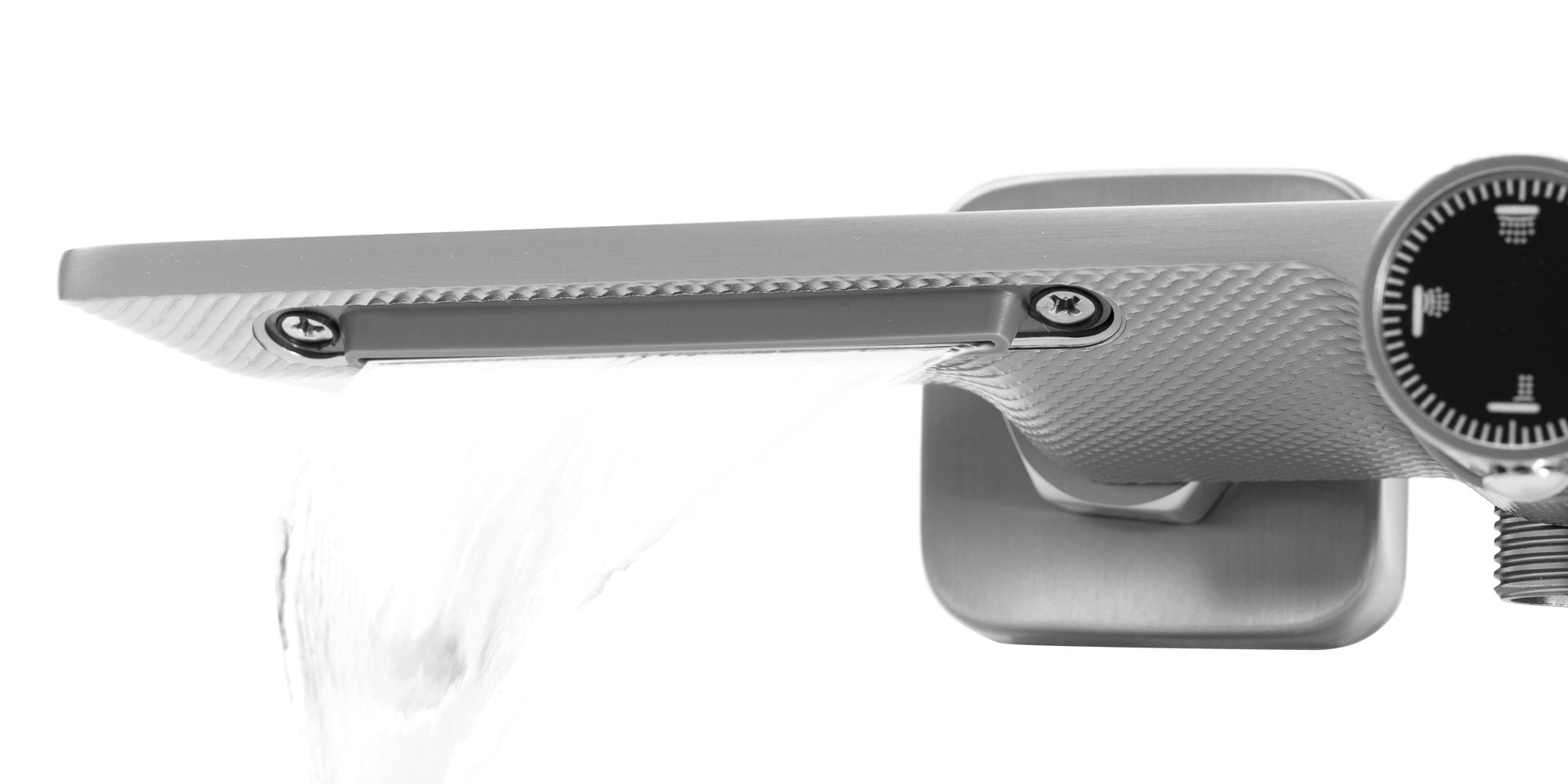 Doucheset REA Helix Geborsteld Steel