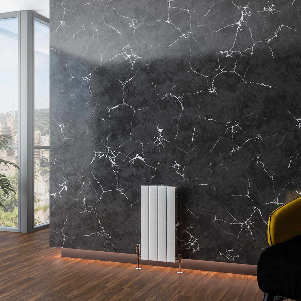 Eastbrook Addington Aluminium Radiator 600 x 292 mm Type 10 - Glans Wit