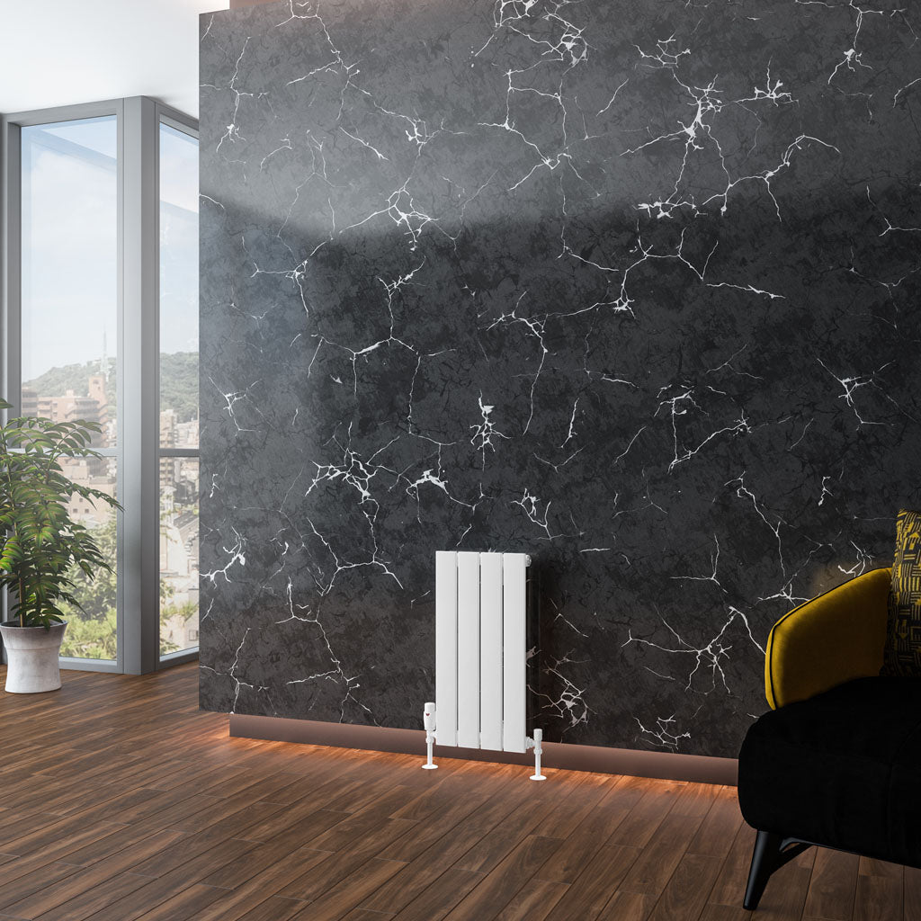 Eastbrook Addington Aluminium Radiator 600 x 292 mm Type 10 - Glans Wit