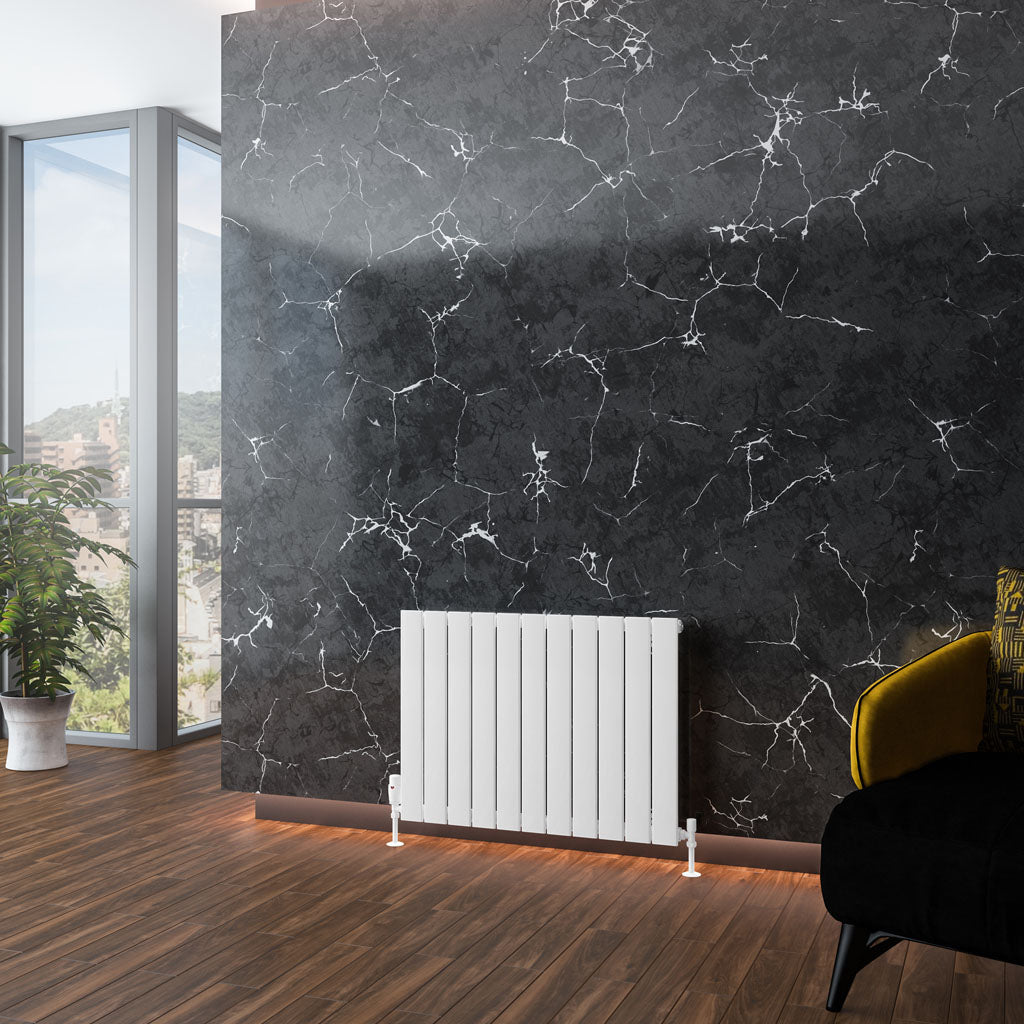 Eastbrook Addington Aluminium Radiator 600 x 810 mm Type 10 - Glans Wit