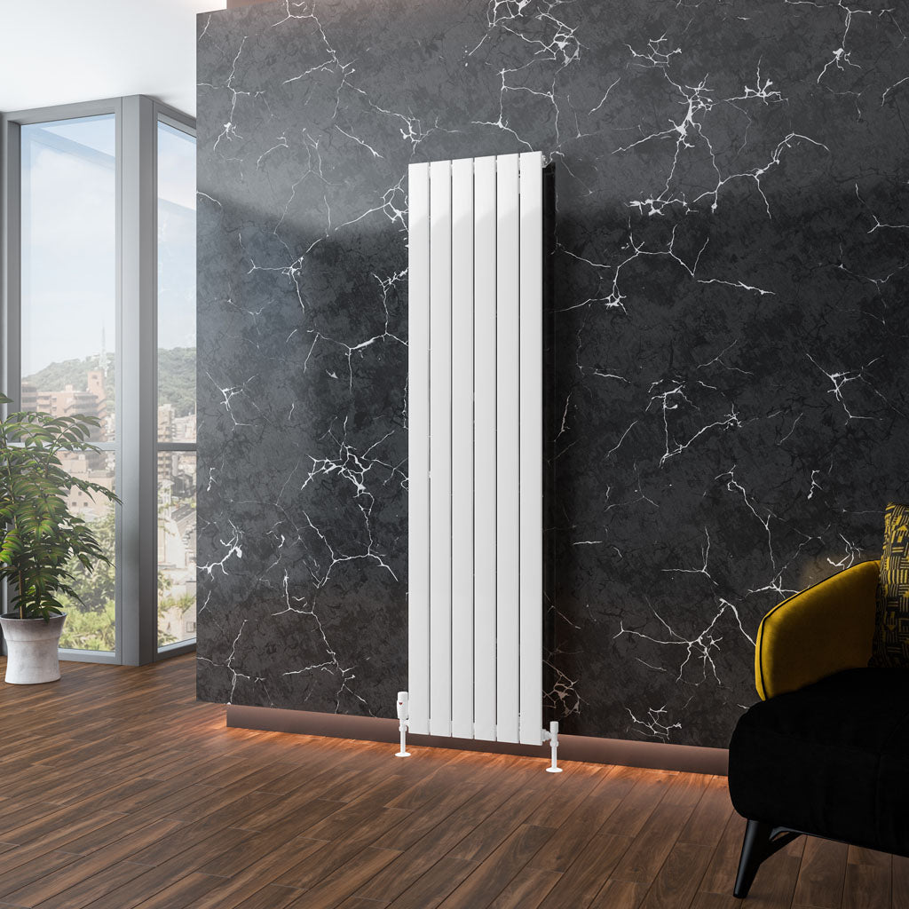 Eastbrook Addington Aluminium Radiator 1800 x 440 mm Type 10 - Glans Wit