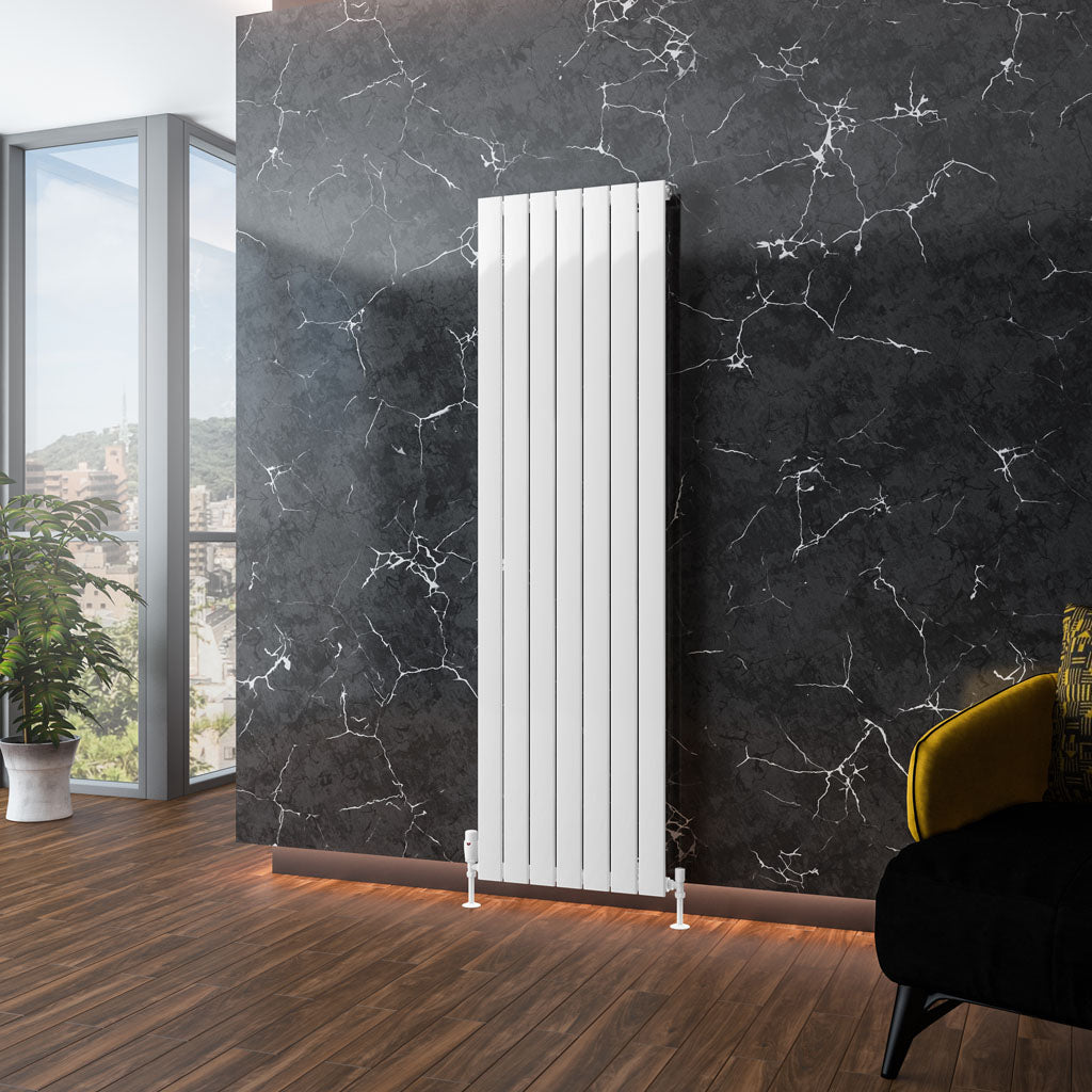 Eastbrook Addington Aluminium Radiator 1800 x 514 mm Type 10 - Glans Wit