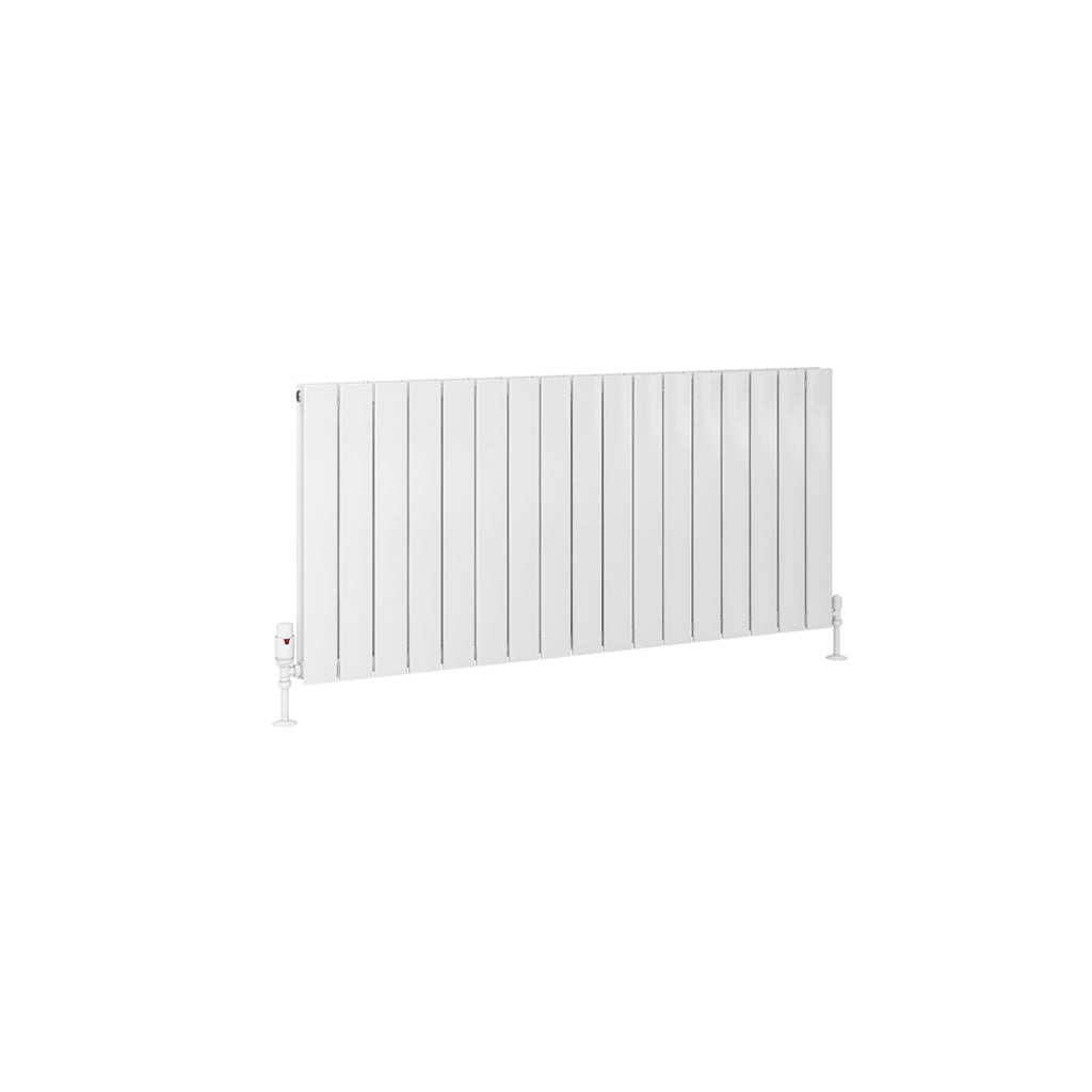 Eastbrook Addington Aluminium Radiator 600 x 1254 mm Type 20 - Glans Wit