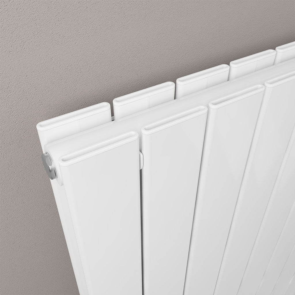 Eastbrook Addington Aluminium Radiator 600 x 1624 mm Type 20 - Glans Wit