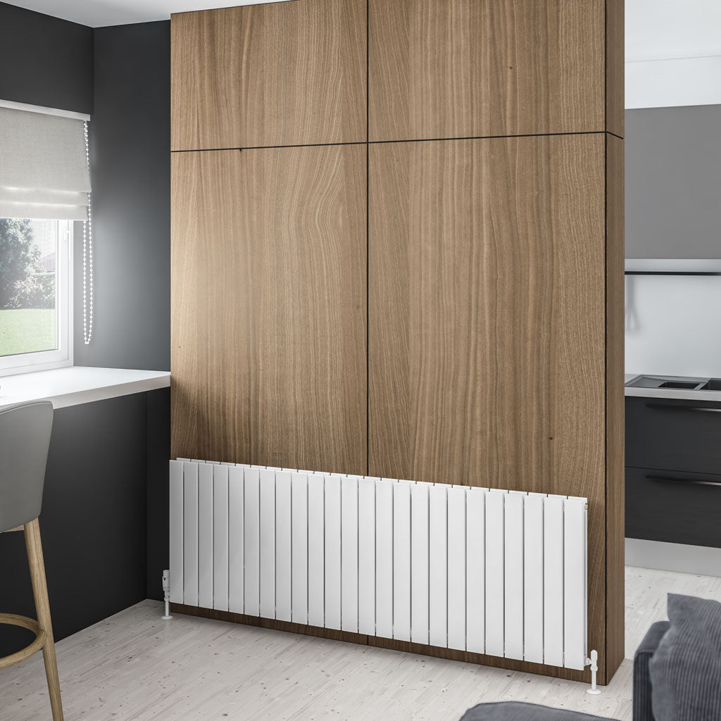Eastbrook Addington Aluminium Radiator 600 x 1772 mm Type 20 - Glans Wit
