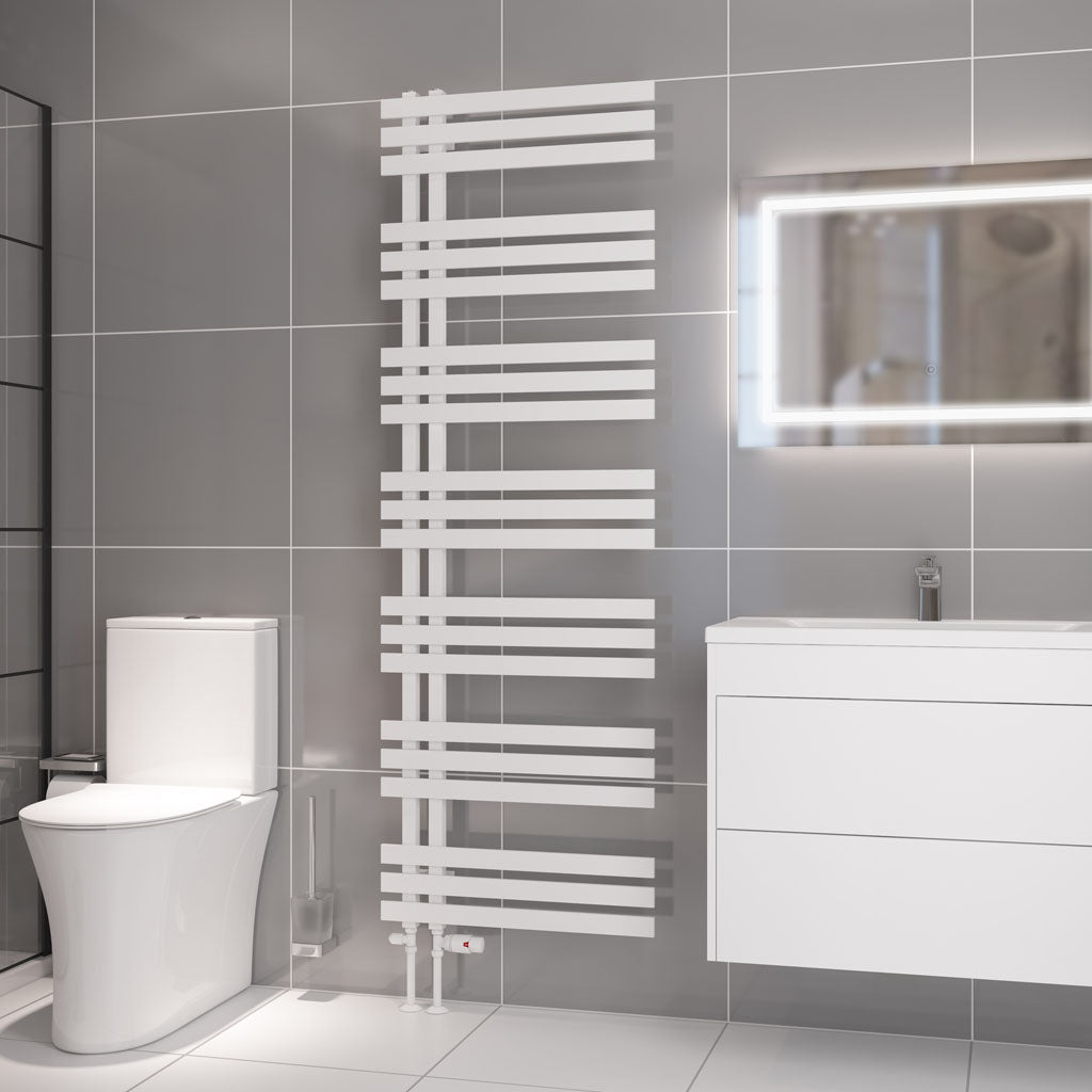 Eastbrook Hurley handdoekradiator 60x180 cm 750W Mat Wit