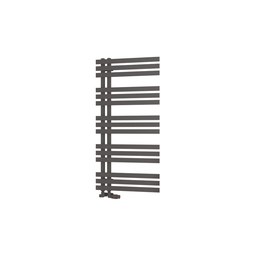 Eastbrook Hurley handdoekradiator 60x120 cm 600W Mat Antraciet