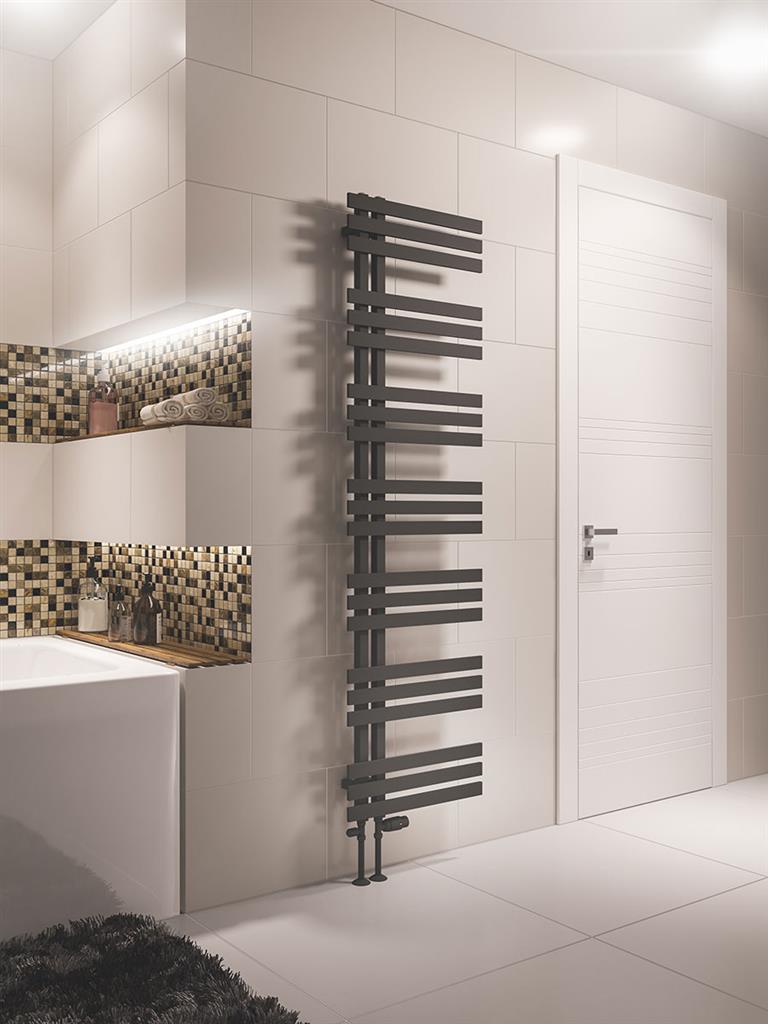Eastbrook Hurley handdoekradiator 50x180 cm 750W Mat Antraciet