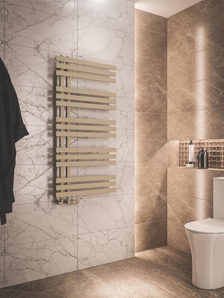 Eastbrook Hurley handdoekradiator 60x120 cm 600W Beige