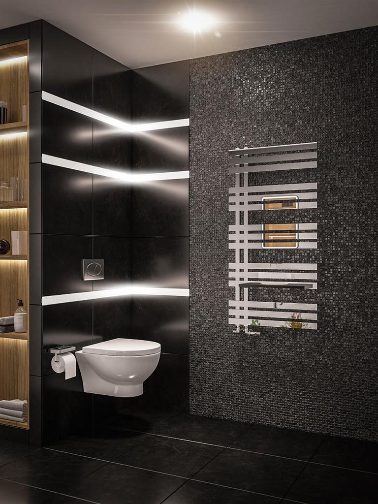 Eastbrook Hurley handdoekradiator 60x120 cm 600W Chroom