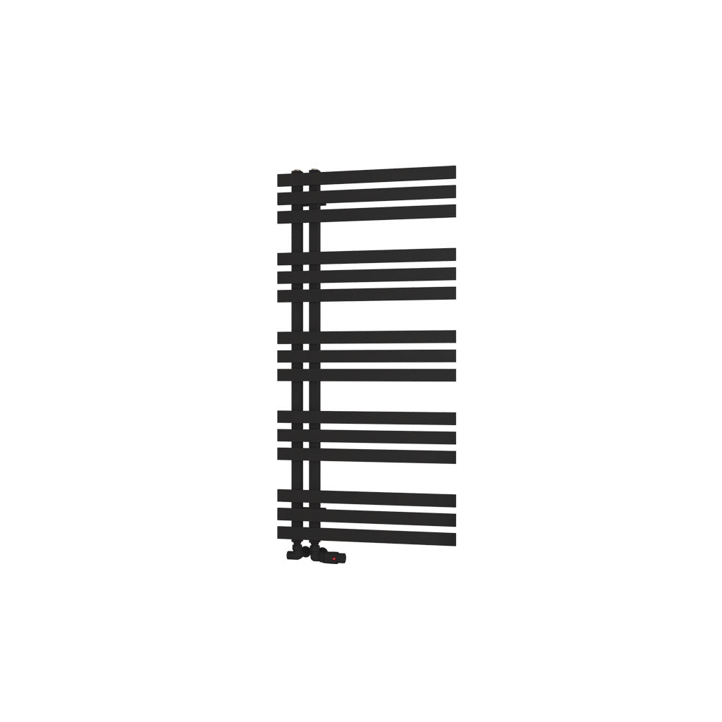 Eastbrook Hurley handdoekradiator 60x120 cm 600W Mat Zwart