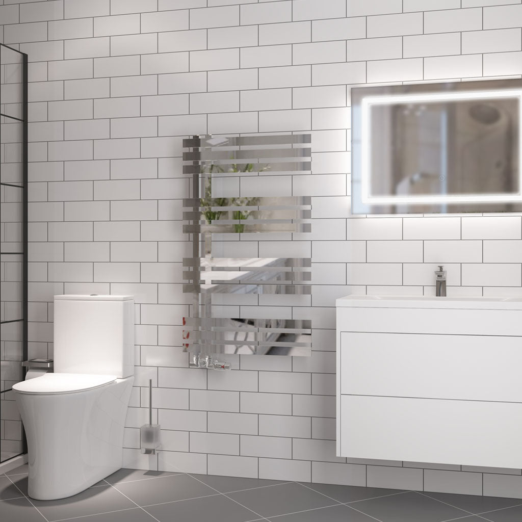 Eastbrook Hurley handdoekradiator 60x100 cm 600W Chroom