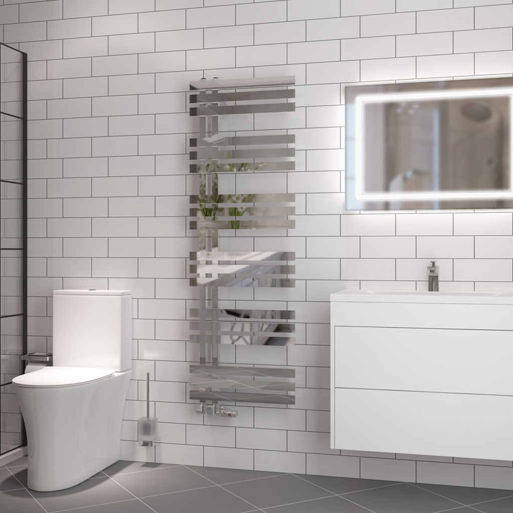 Eastbrook Hurley handdoekradiator 50x150 cm 600W Chroom