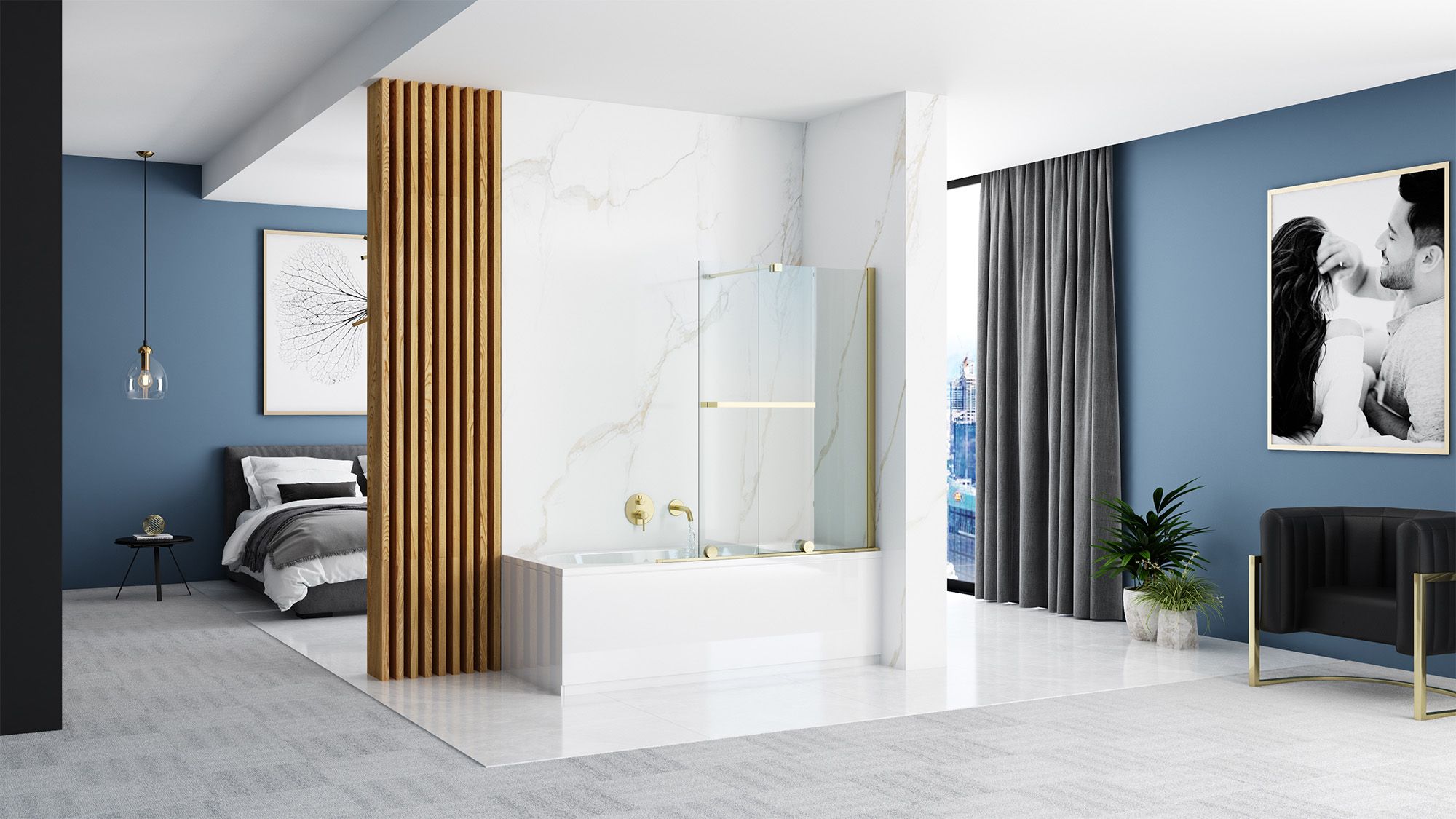 Baf Scherm Rea Fabian Gold 100