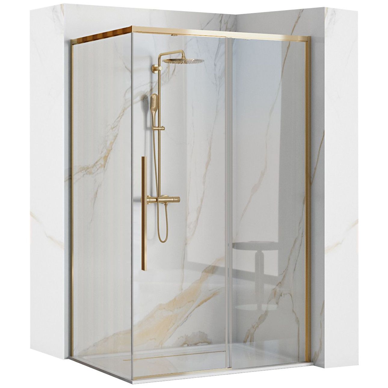 Zonne -goud 90x120 Douchecabine