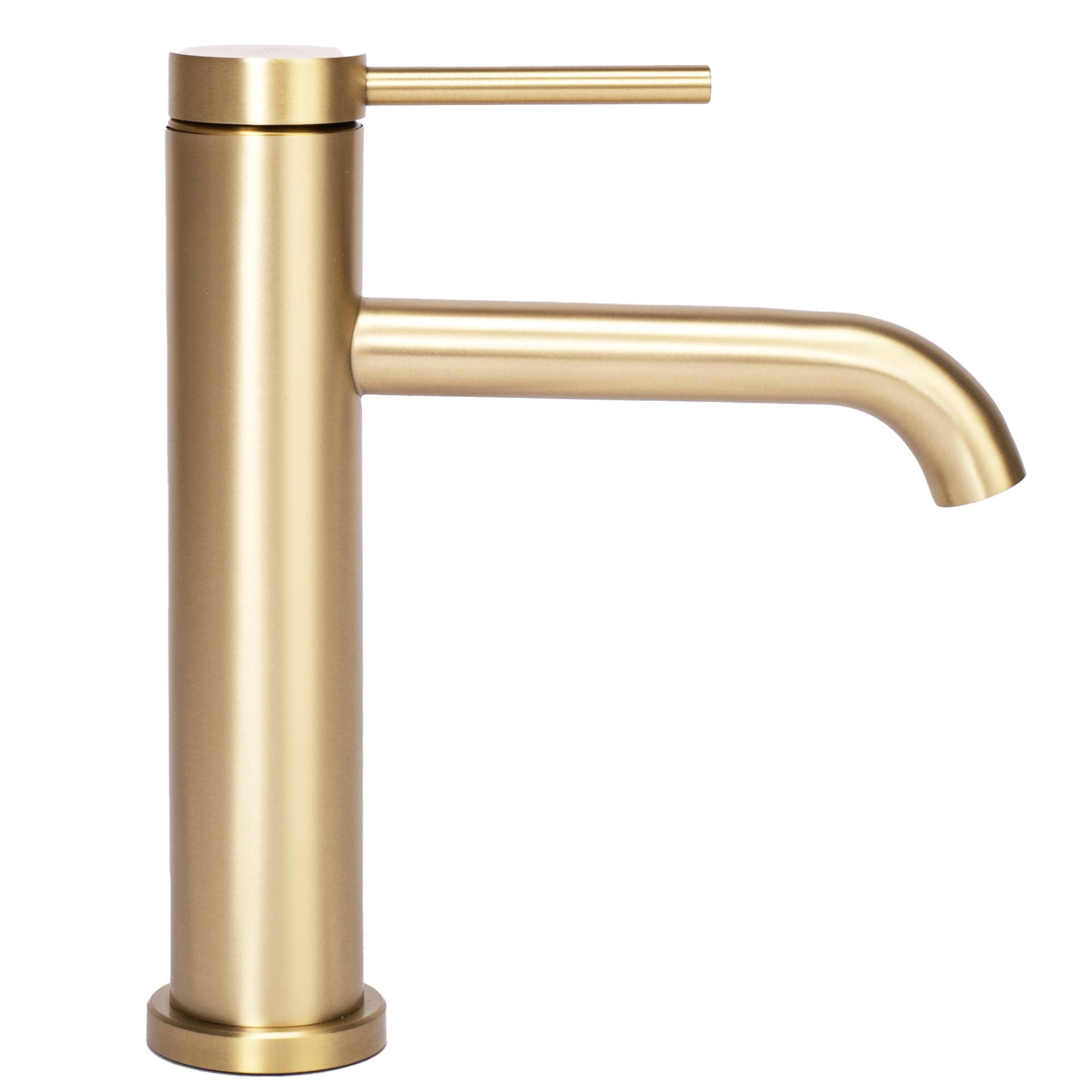 Wastafelkraan Rea Clif Gold Brush Low