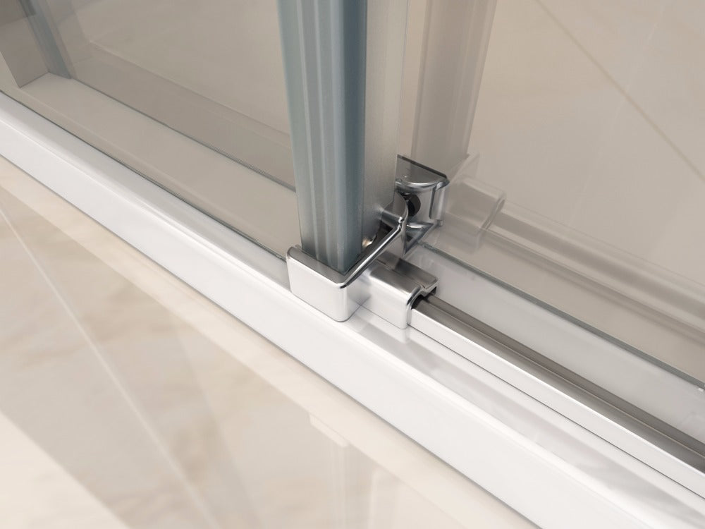 Aloni CR Douchecabine Schuifdeur 160x90 Chroom detailfoto 5