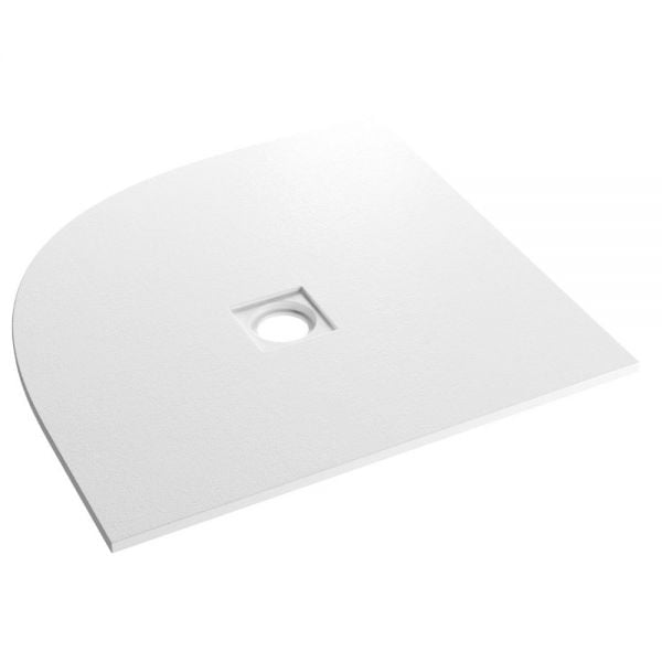 Eastbrook Crossland kwartronde douchebak 90 x 90 x 3 cm - wit