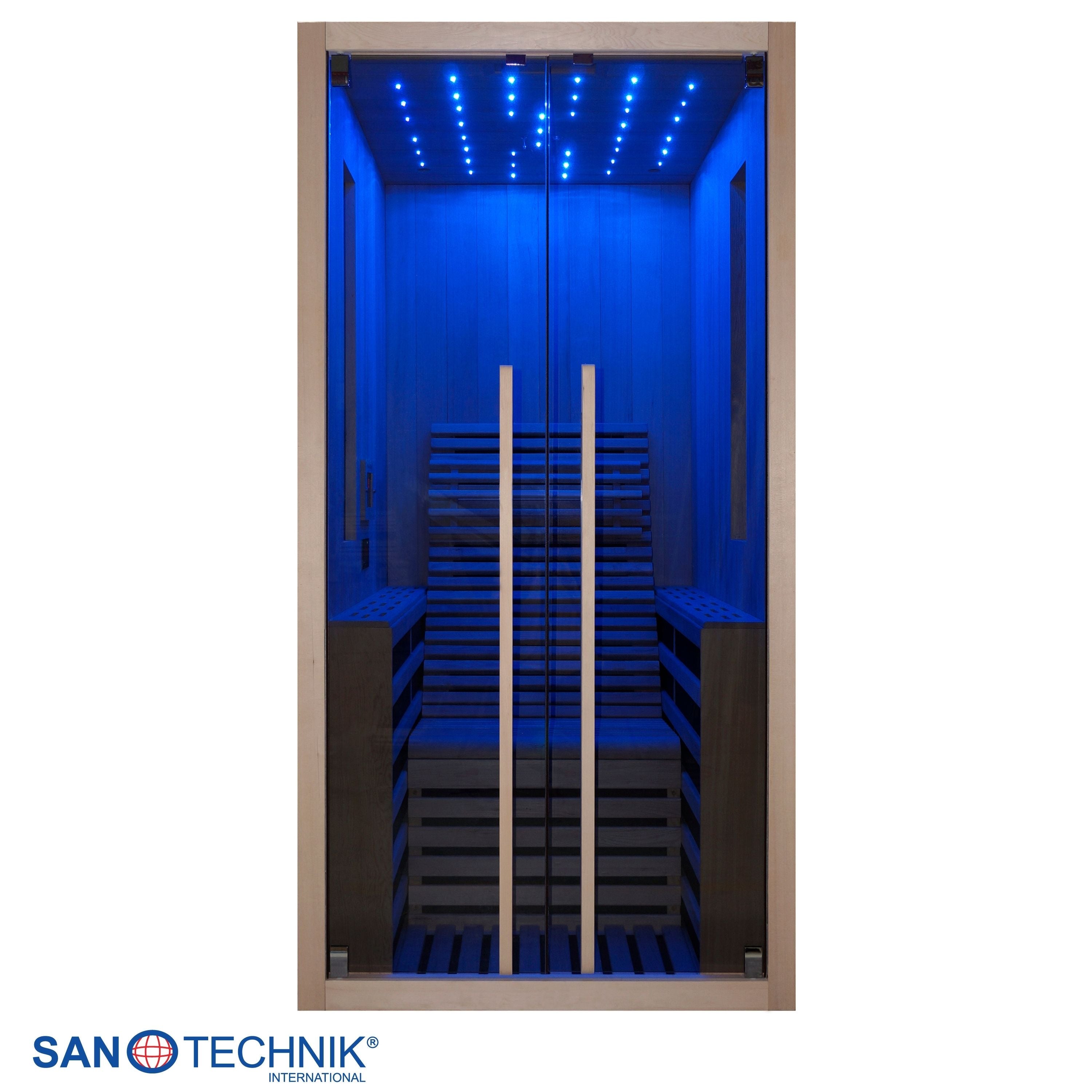 Sanotechnik Carbon 1 Infraroodcabine voor 1 persoon 100x130x195 cm
