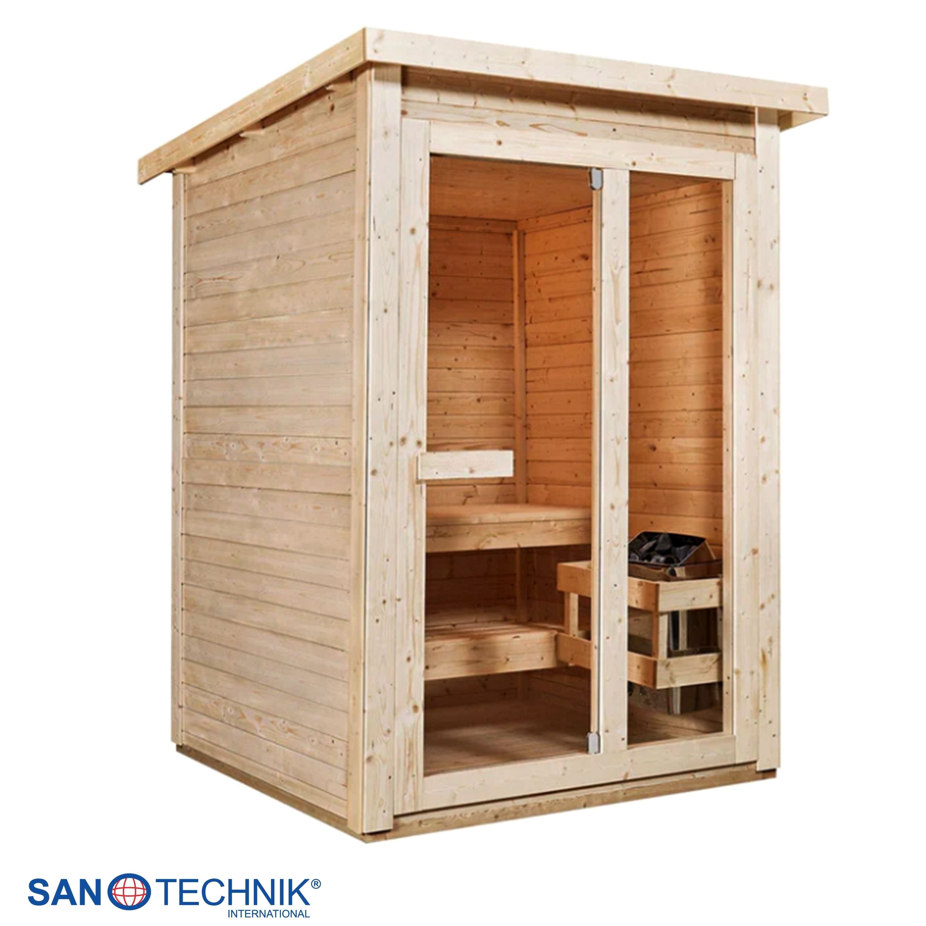 Sanotechnik Helsinki Buitensauna voor 3 personen 165x175x220 cm