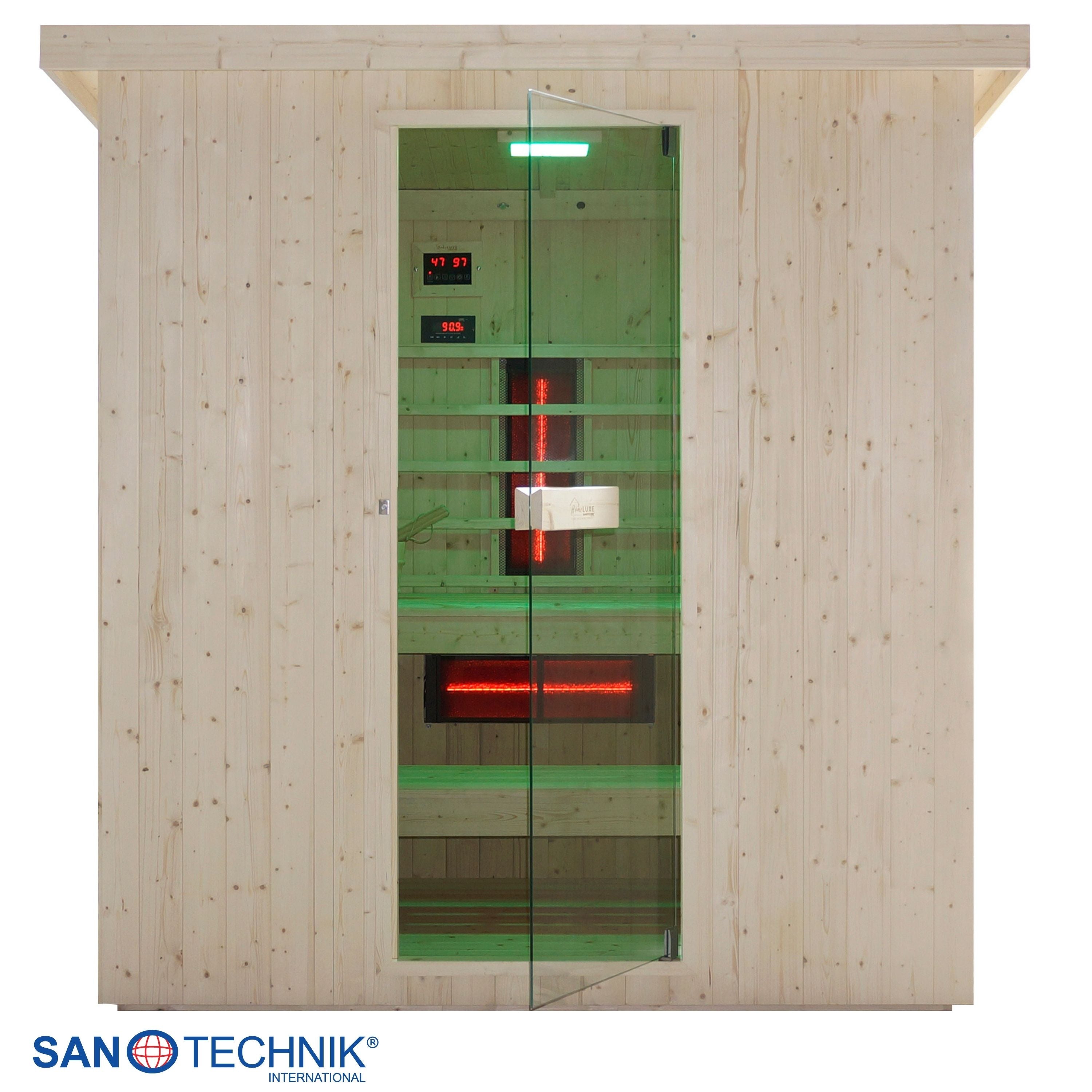 Sanotechnik Lahti Buitensauna voor 6 personen 200x180x200 cm