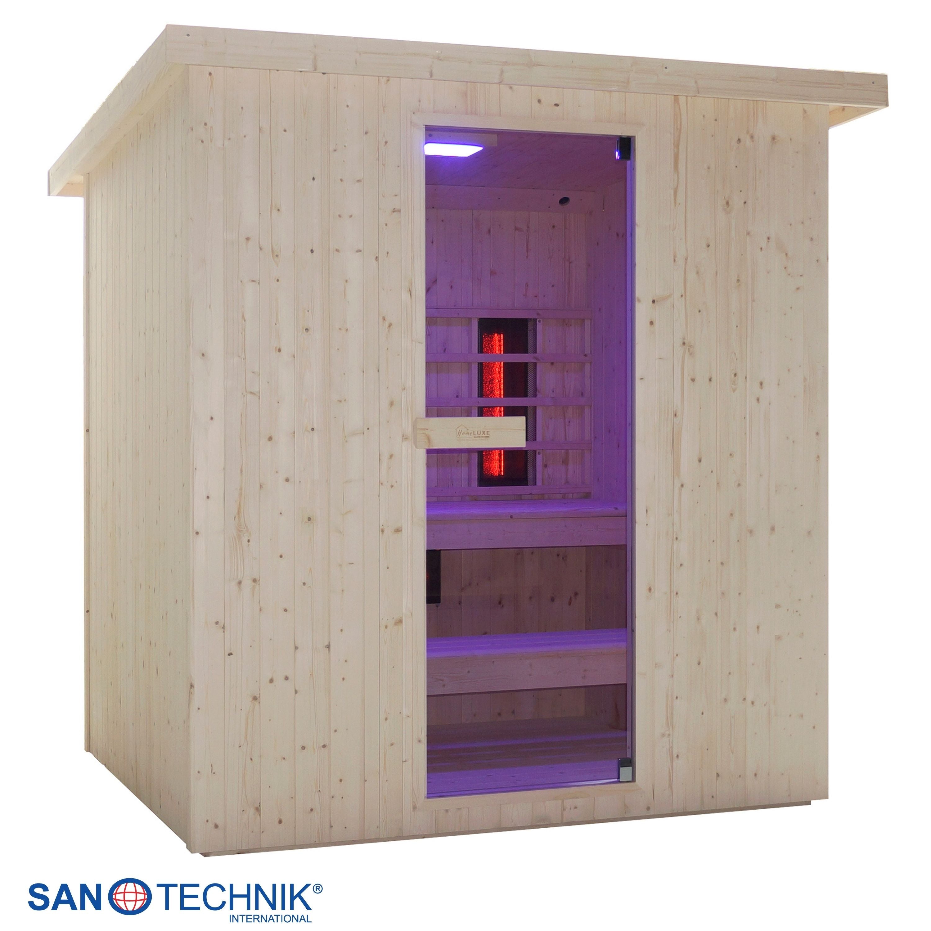 Sanotechnik Lahti Buitensauna voor 6 personen 200x180x200 cm