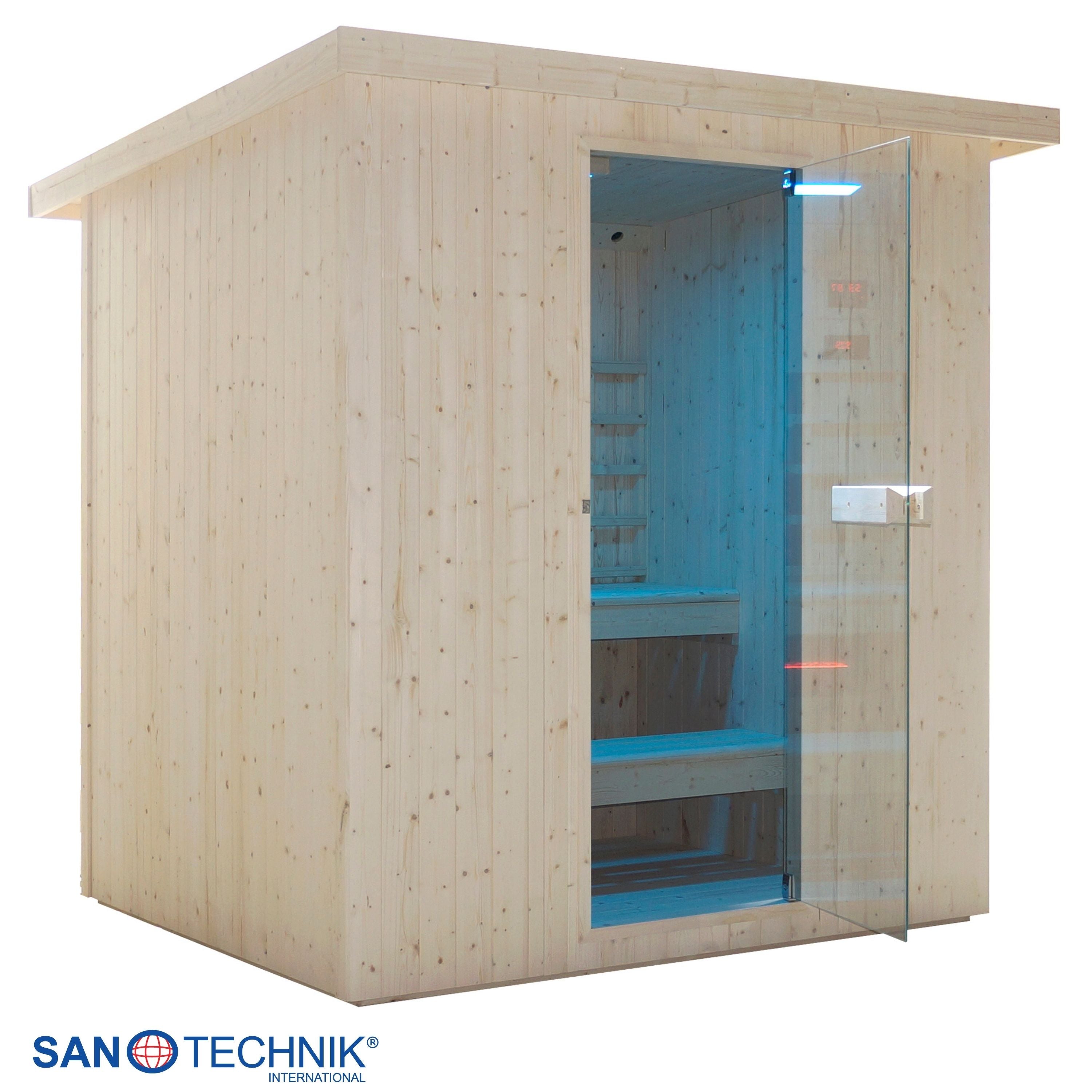 Sanotechnik Lahti Buitensauna voor 6 personen 200x180x200 cm