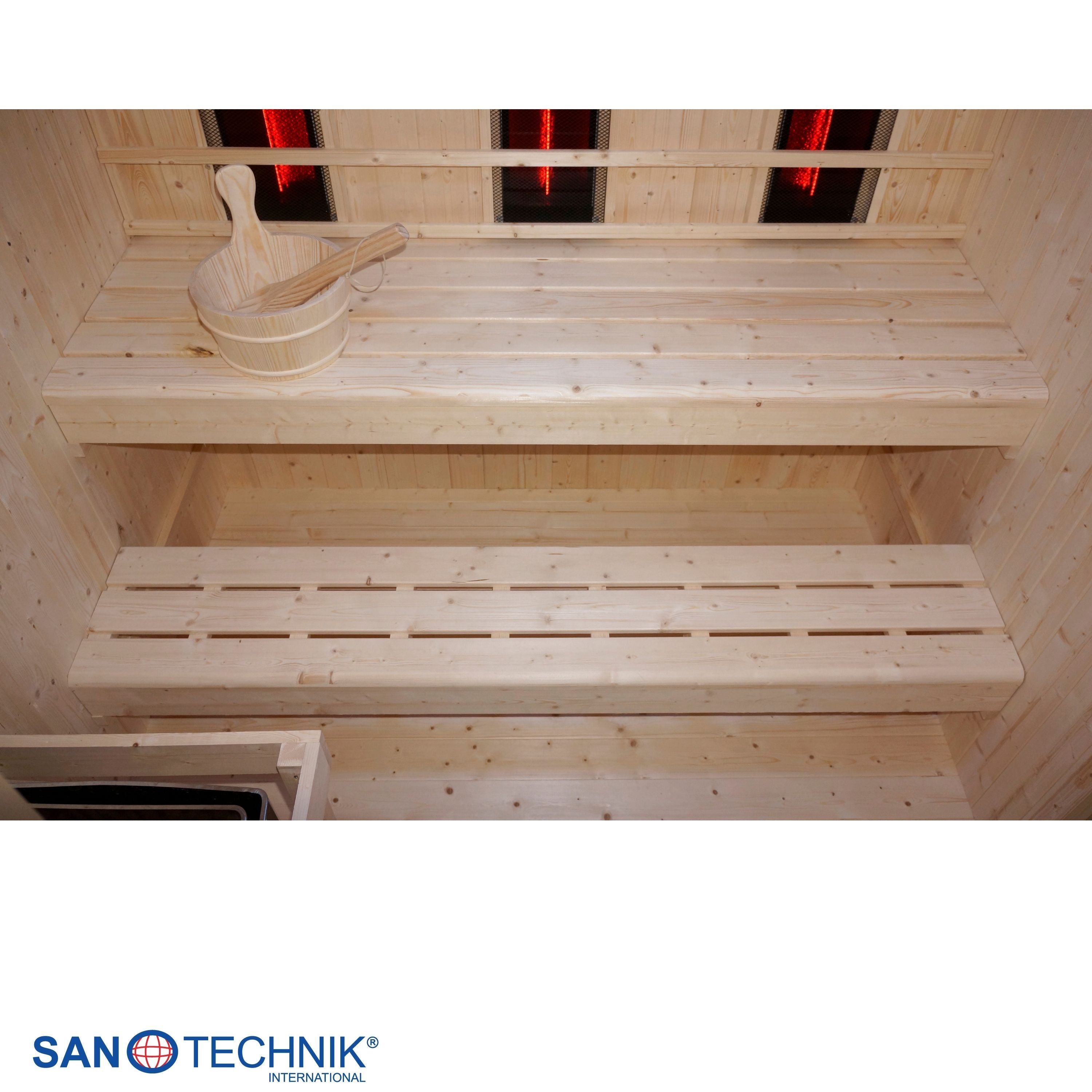 Sanotechnik Lahti Buitensauna voor 6 personen 200x180x200 cm