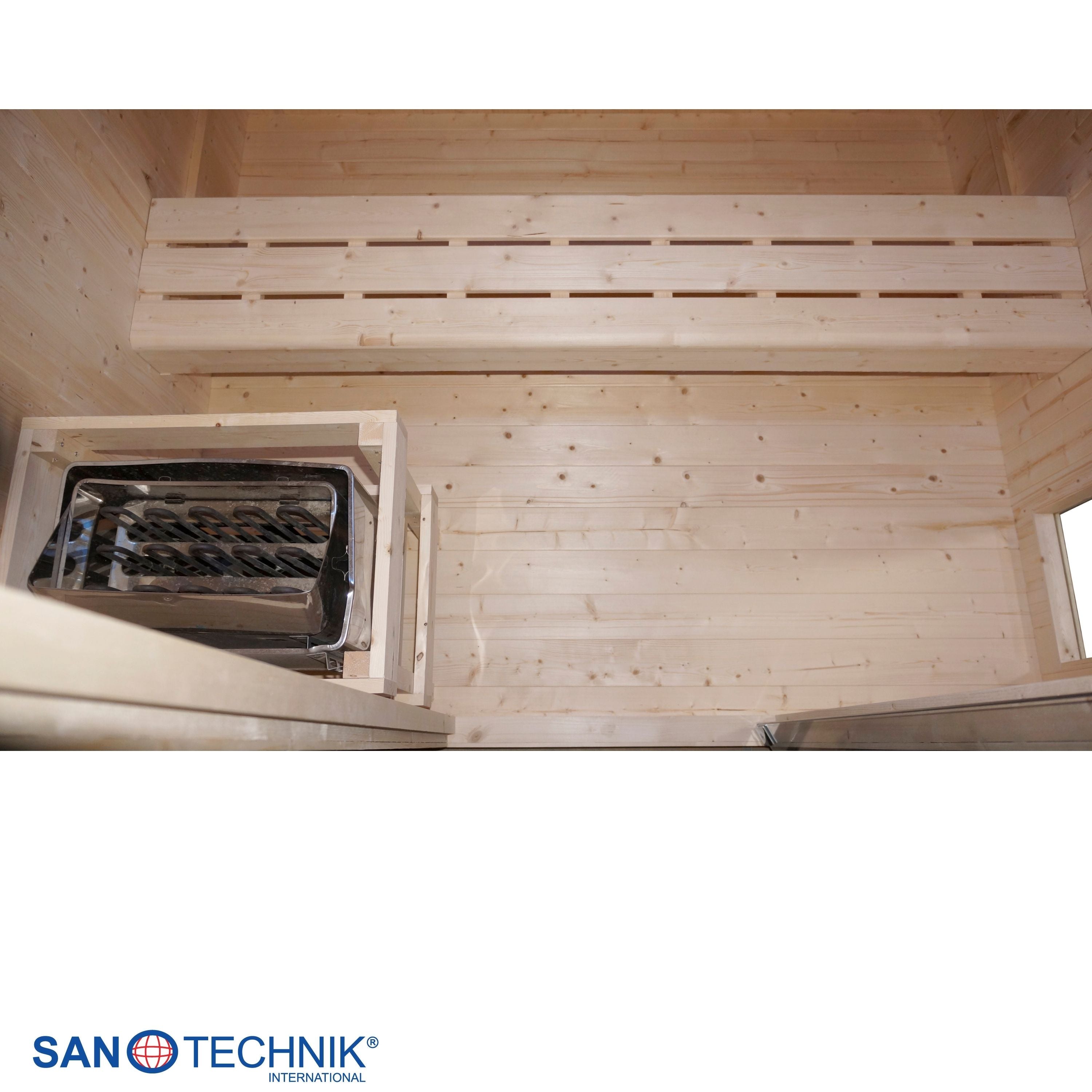 Sanotechnik Lahti Buitensauna voor 6 personen 200x180x200 cm
