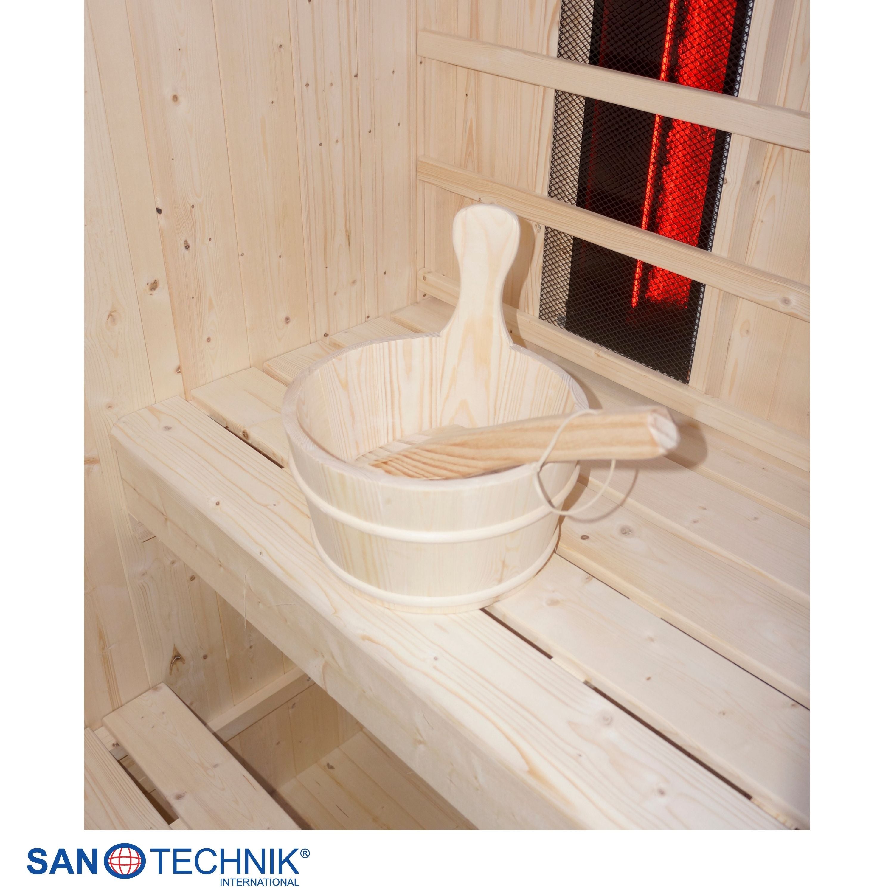 Sanotechnik Lahti Buitensauna voor 6 personen 200x180x200 cm