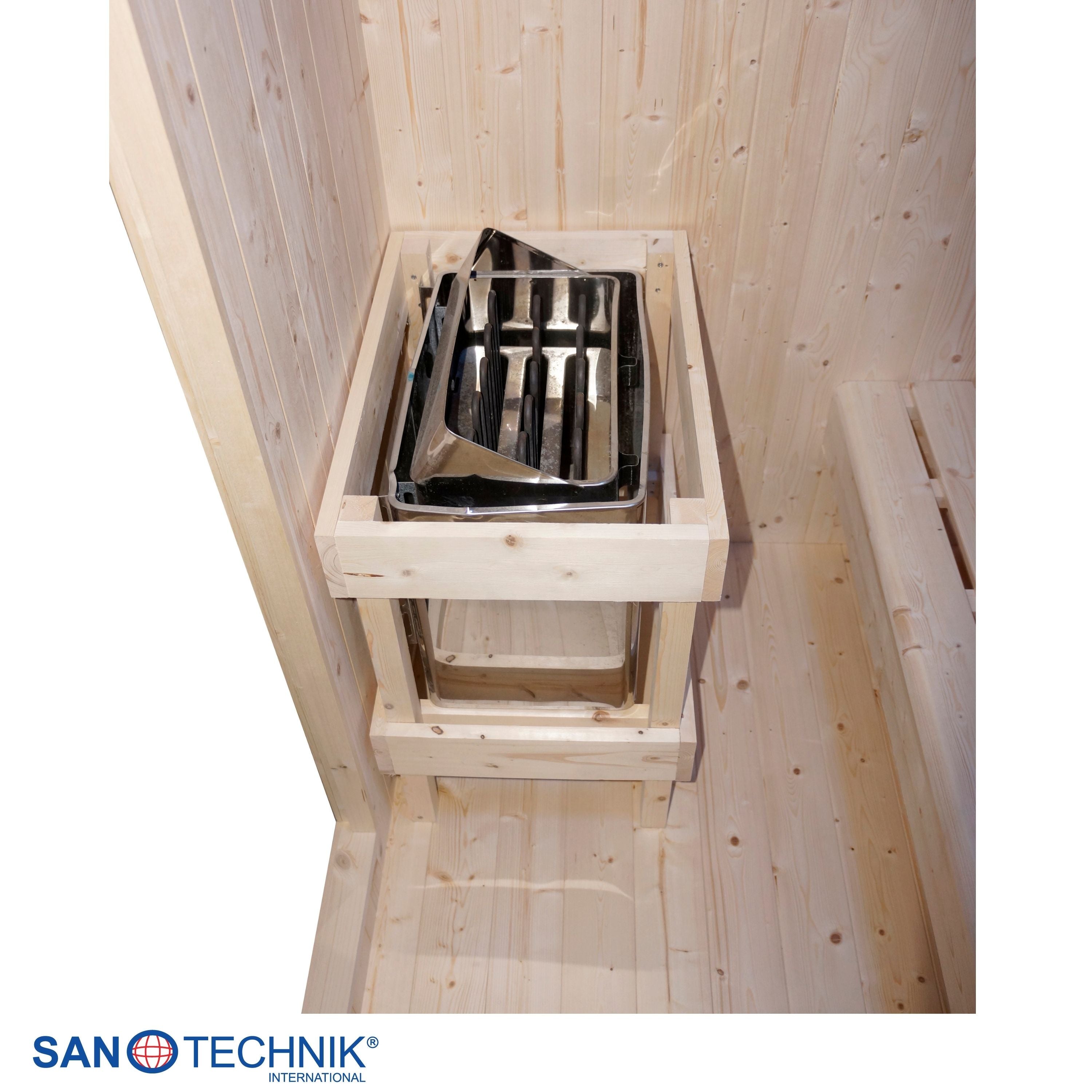 Sanotechnik Lahti Buitensauna voor 6 personen 200x180x200 cm