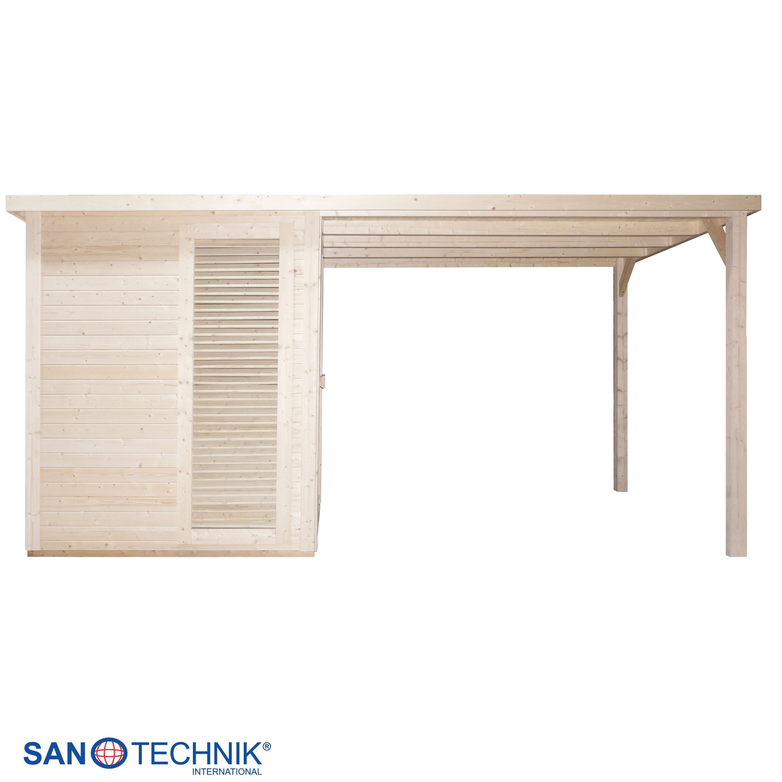 Sanotechnik Rauma Buitensauna voor 5 personen 460x230x220 cm