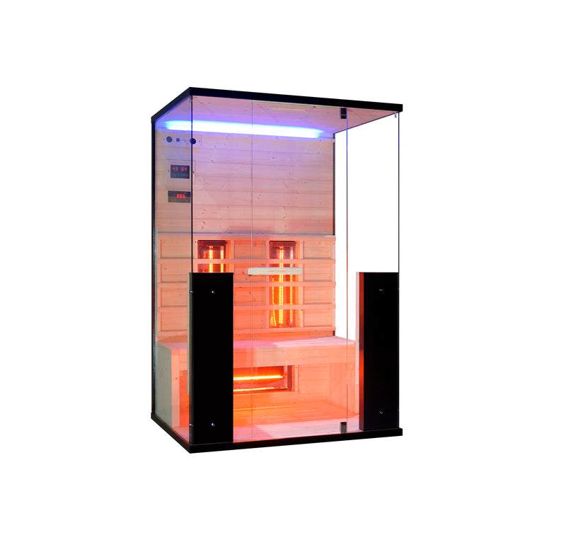 2 persoons infrarood sauna vol spectrum 2200 Watt Billund