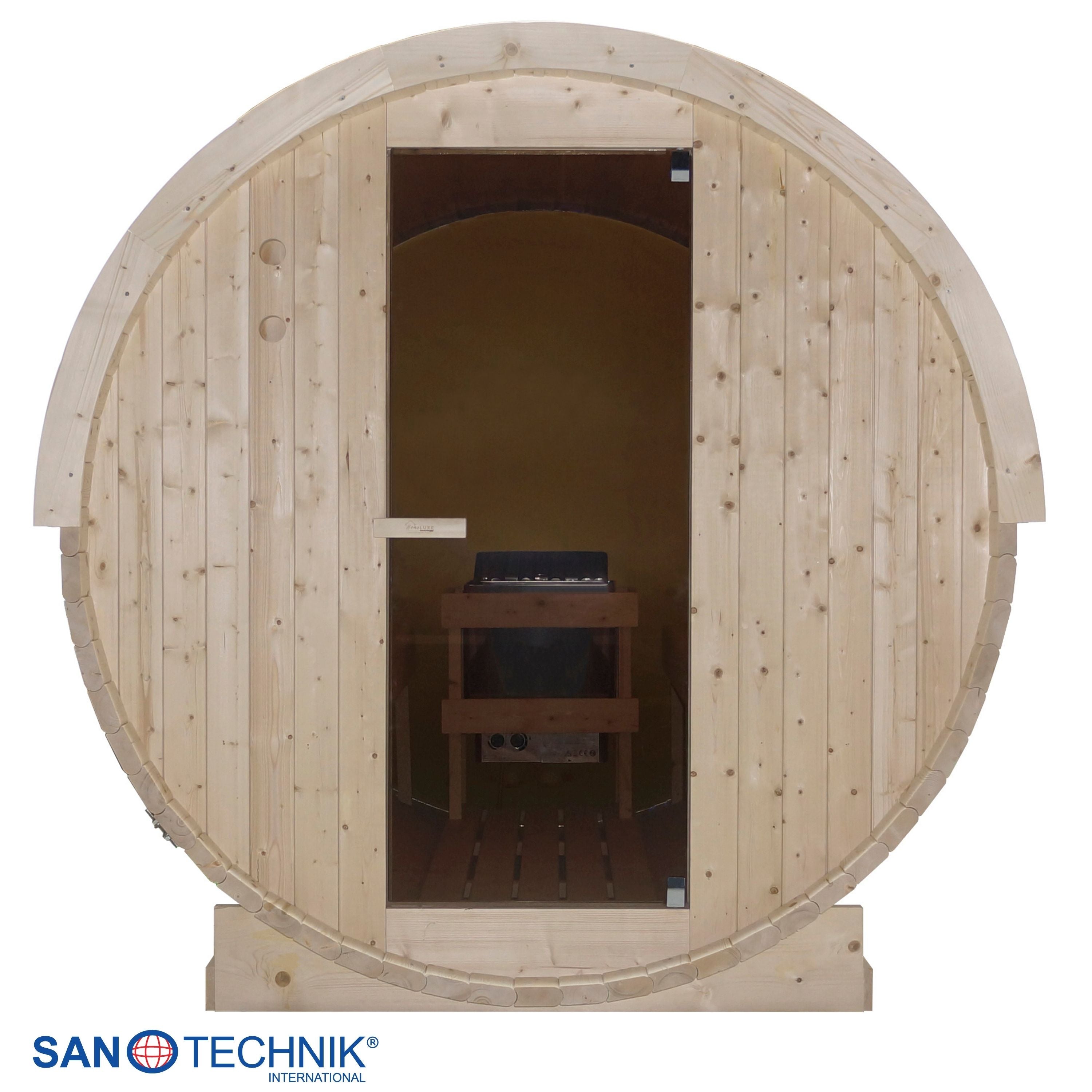 Sanotechnik Nyborg L Buitensauna voor 6 personen 195x245x195 cm
