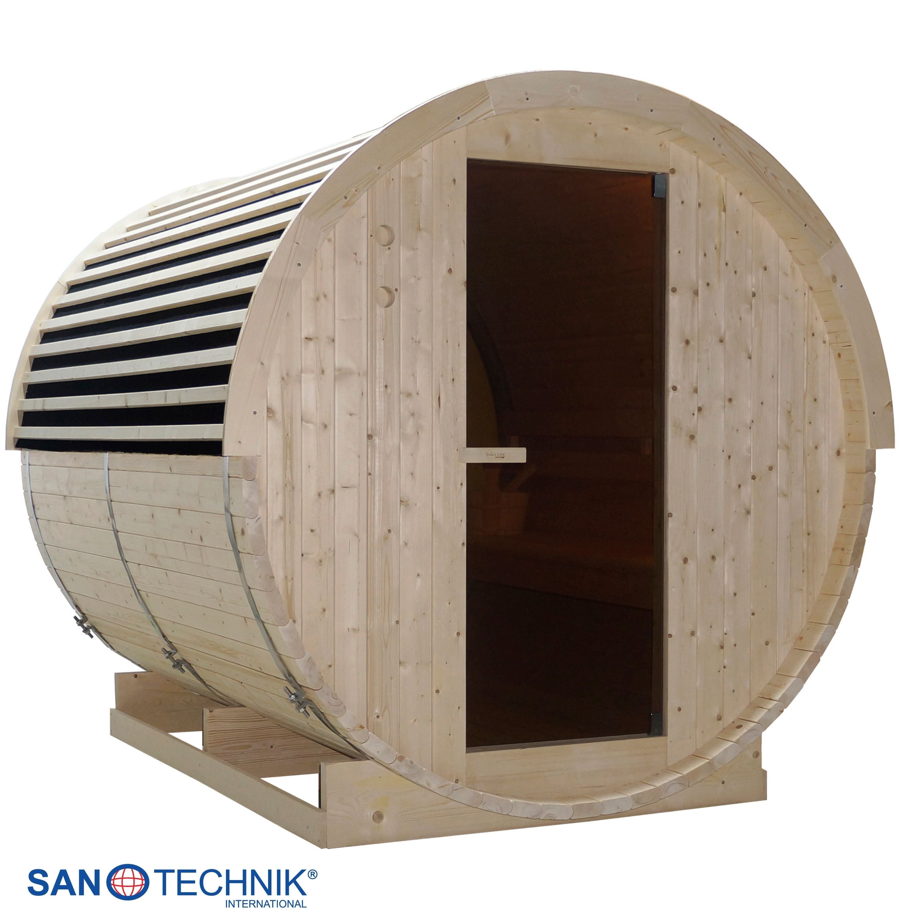 Sanotechnik Nyborg L Buitensauna voor 6 personen 195x245x195 cm