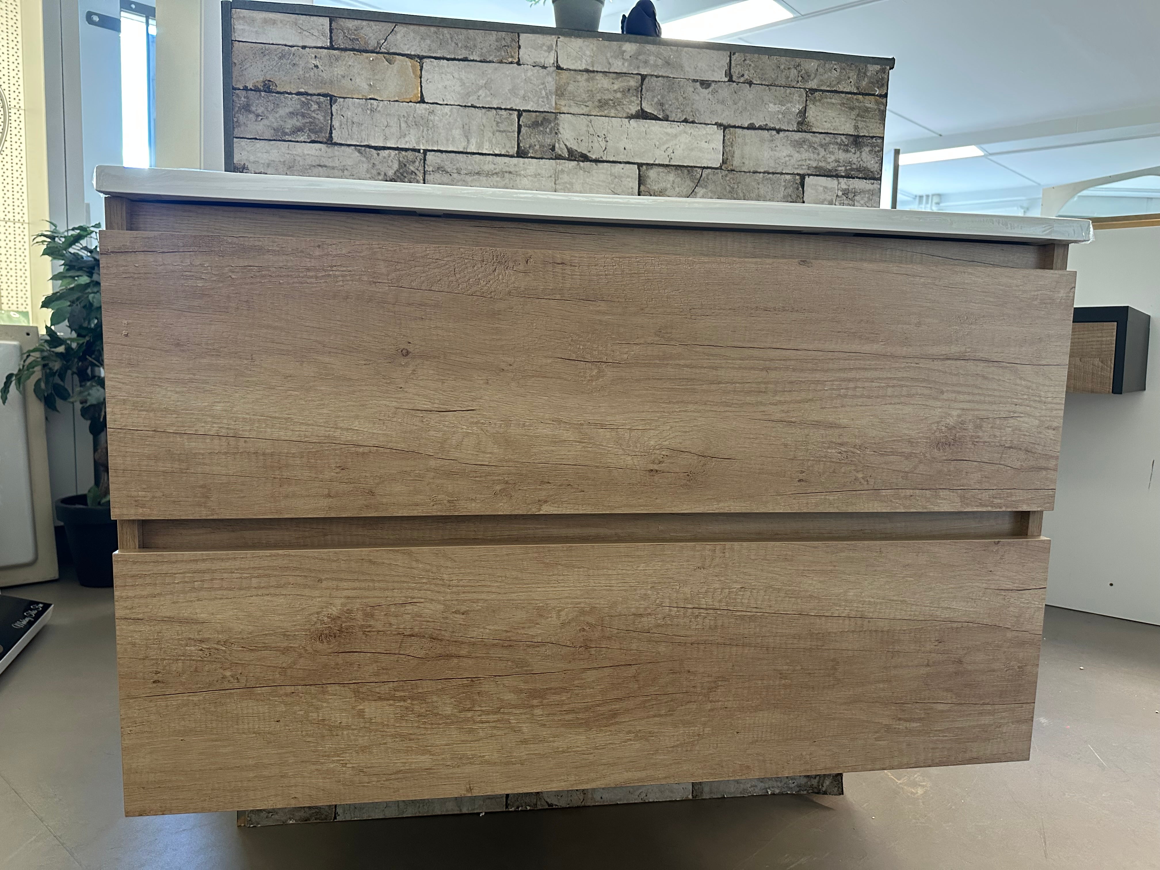 Arcqua Space Badmeubel Onderkast 100x46x60 Nebraska Oak