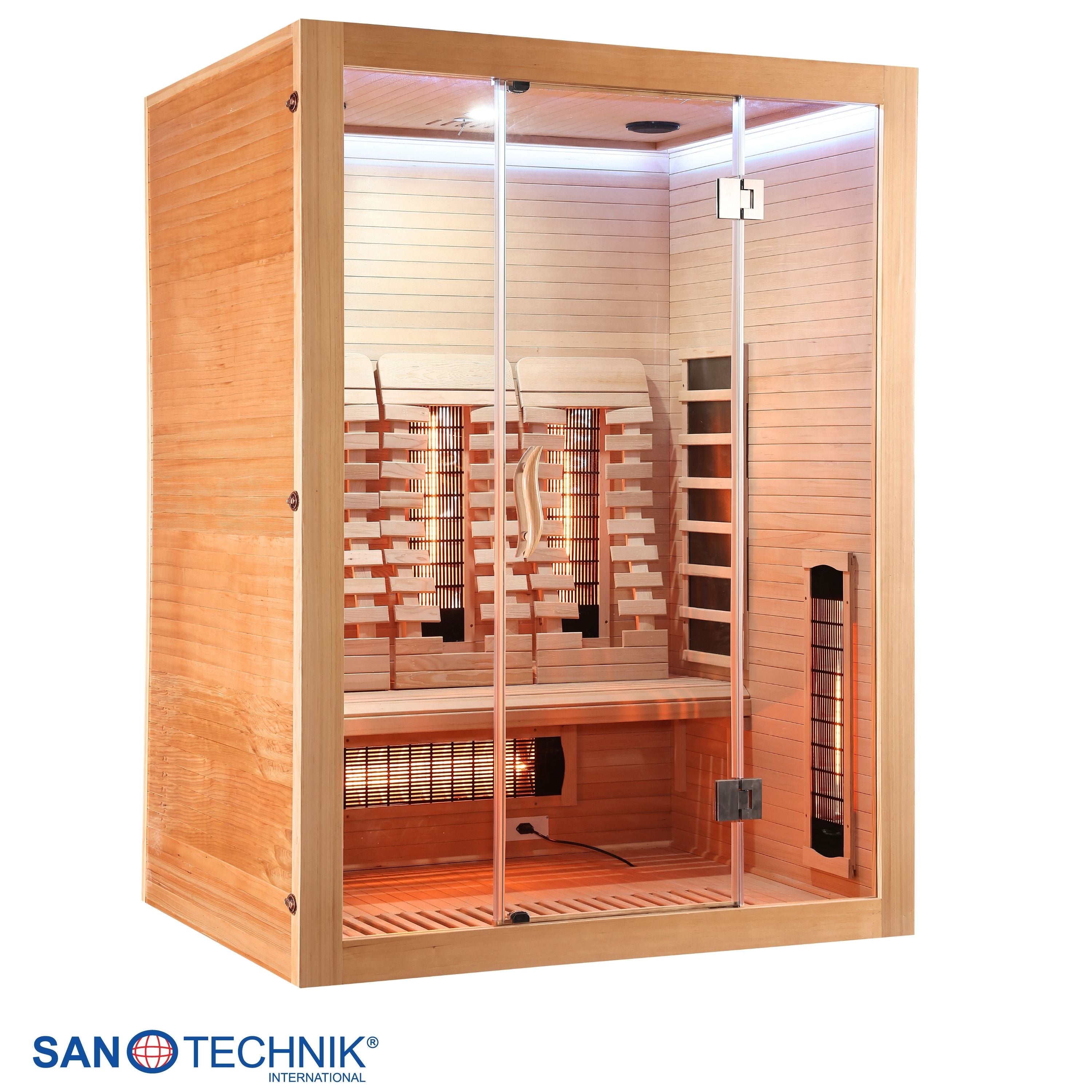 Sanotechnik Open Infraroodcabine voor 3 personen 150x120x200 cm