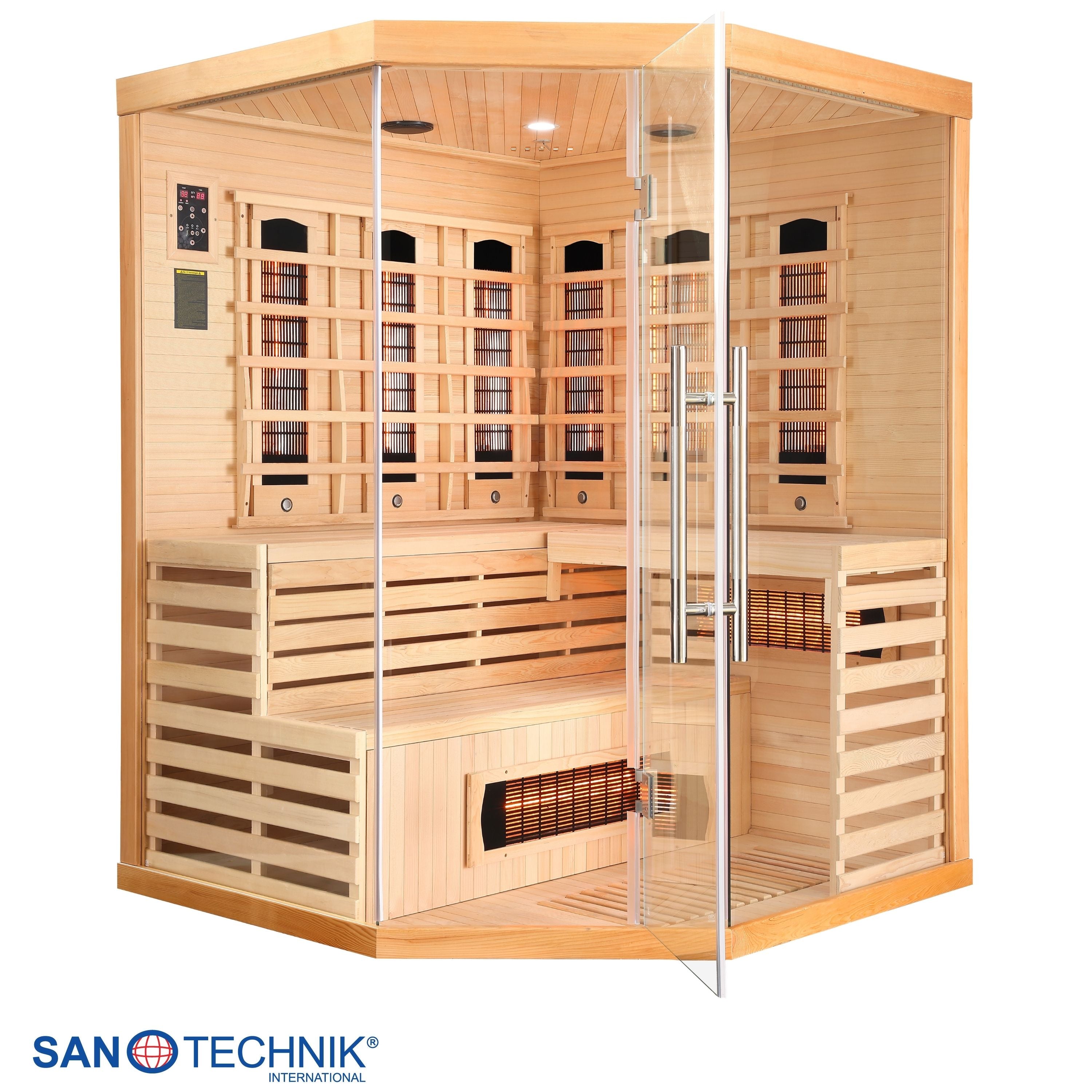 Sanotechnik Deluxe Infraroodcabine voor 4 personen 150x150x200 cm