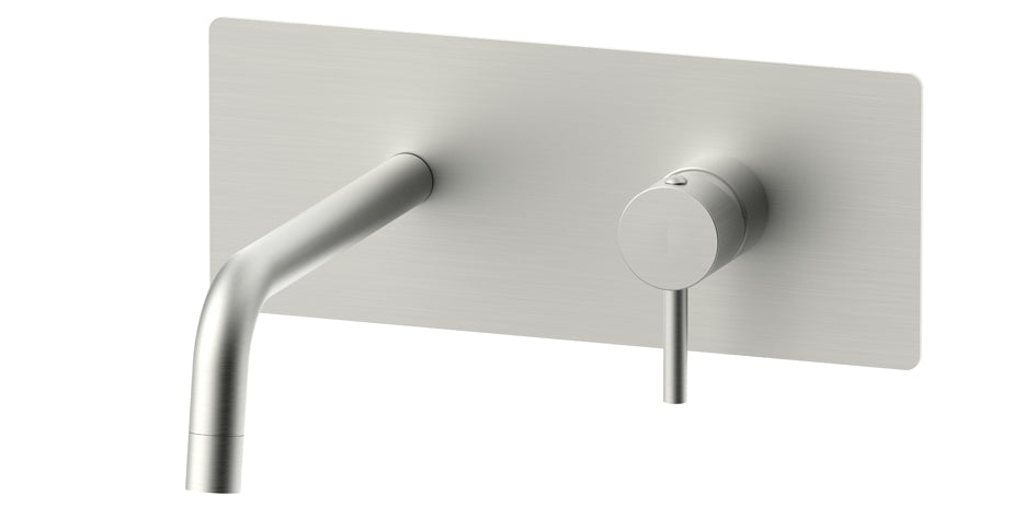 Paffoni Light Inbouw Wastafelkraan Met Uitloop 178 mm RVS