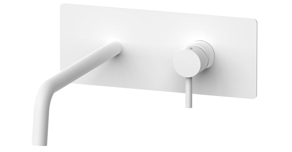 Paffoni Light Inbouw Wastafelkraan Met Uitloop 248 mm Mat Wit