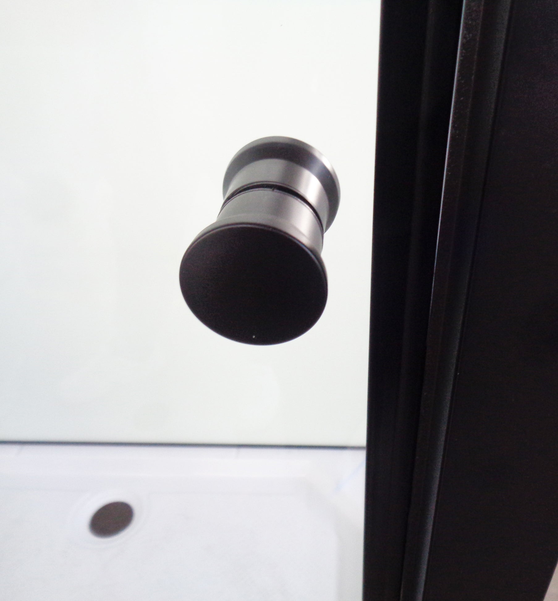 Complete douchecabine 120x80 mat zwart profiel kitvrij Viva Black