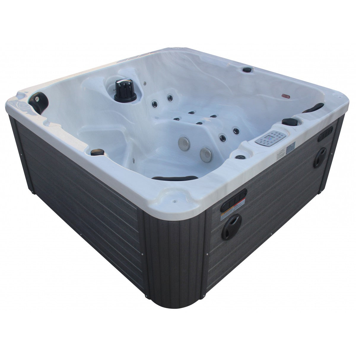 Sanotechnik Palma Outdoor Whirlpool Wit Marmer 190x190x86 cm