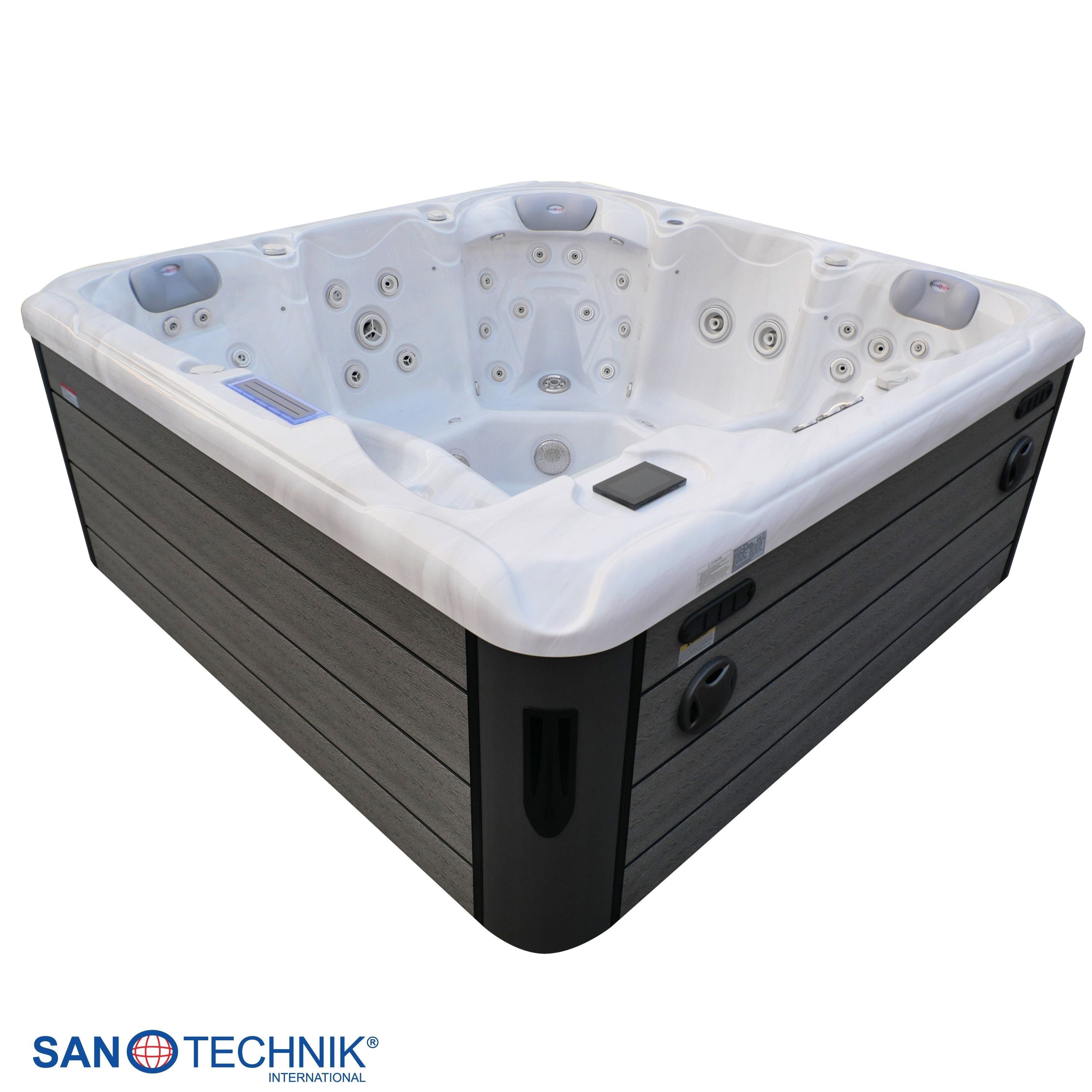 Sanotechnik Hawai Outdoor Whirlpool Wit 220x220x95 cm
